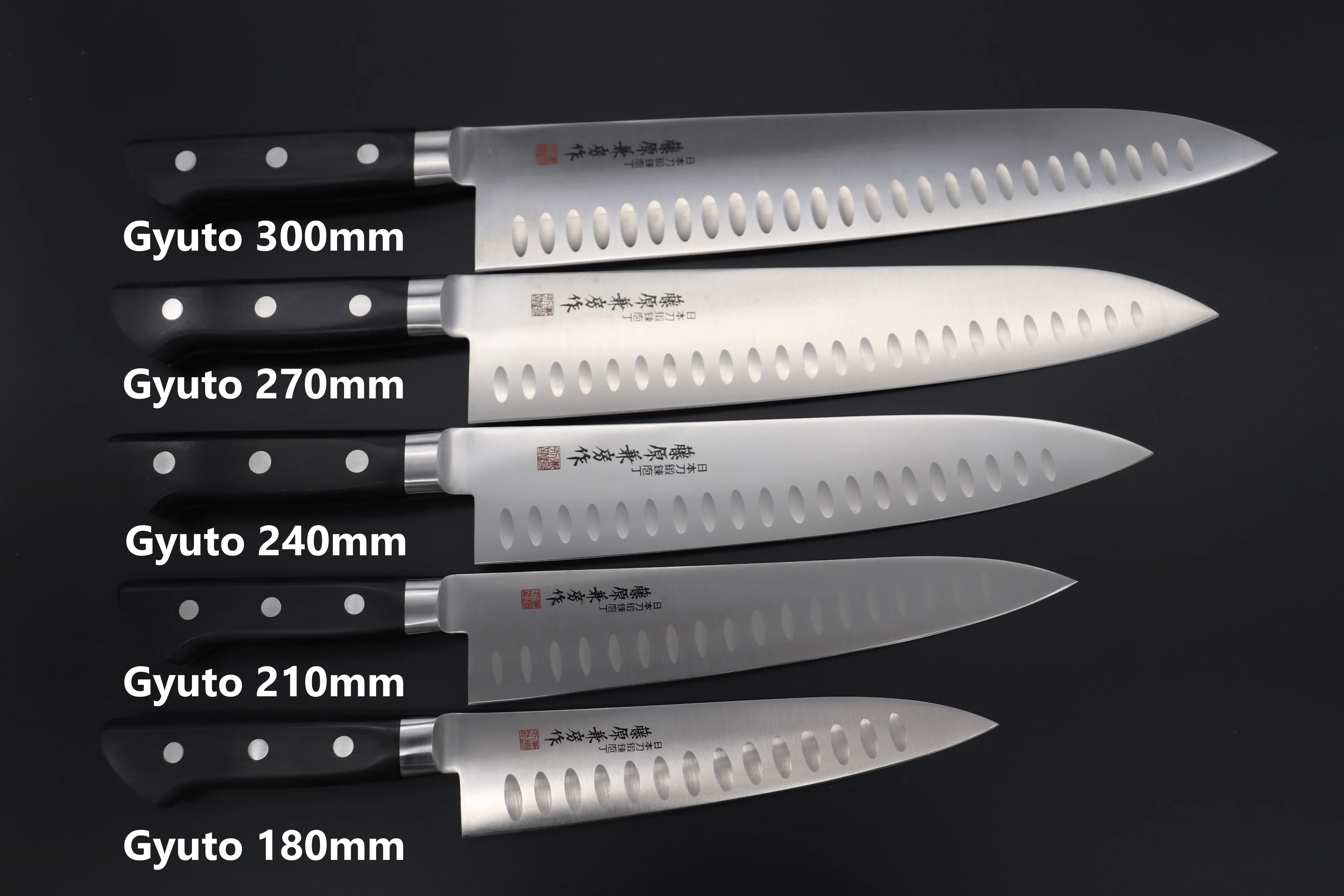 Fujiwara Kanefusa FKS Series Gyuto (180mm to 300mm, 5 sizes) "Discontinued" - Image 9