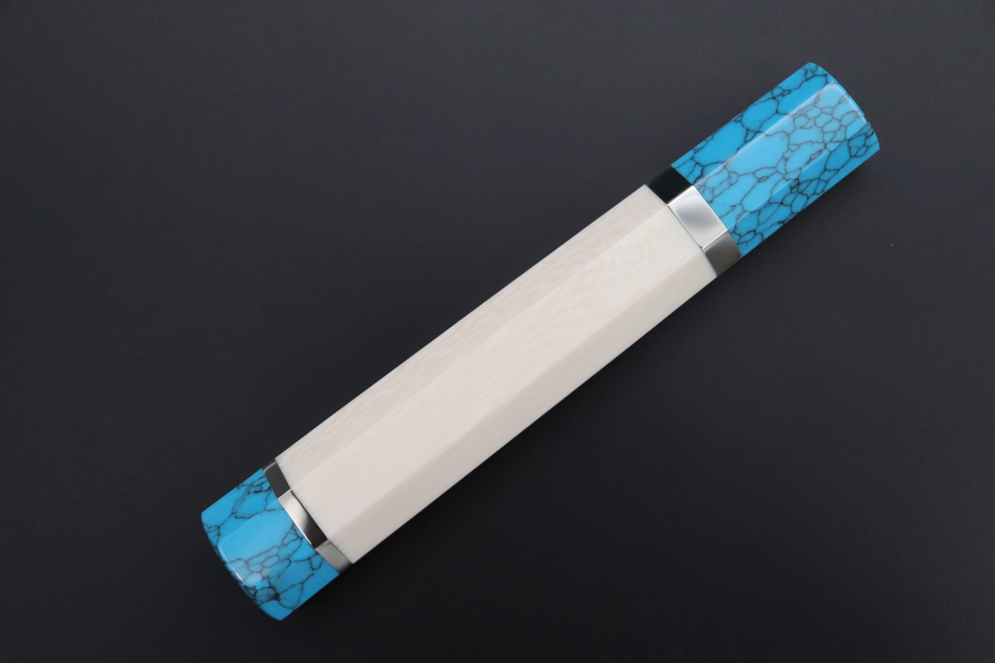 “Build Your Dream Knife” Takeshi Saji VG-10 Custom Polished Damascus TSBO-1 Wa Gyuto 240mm - Image 18