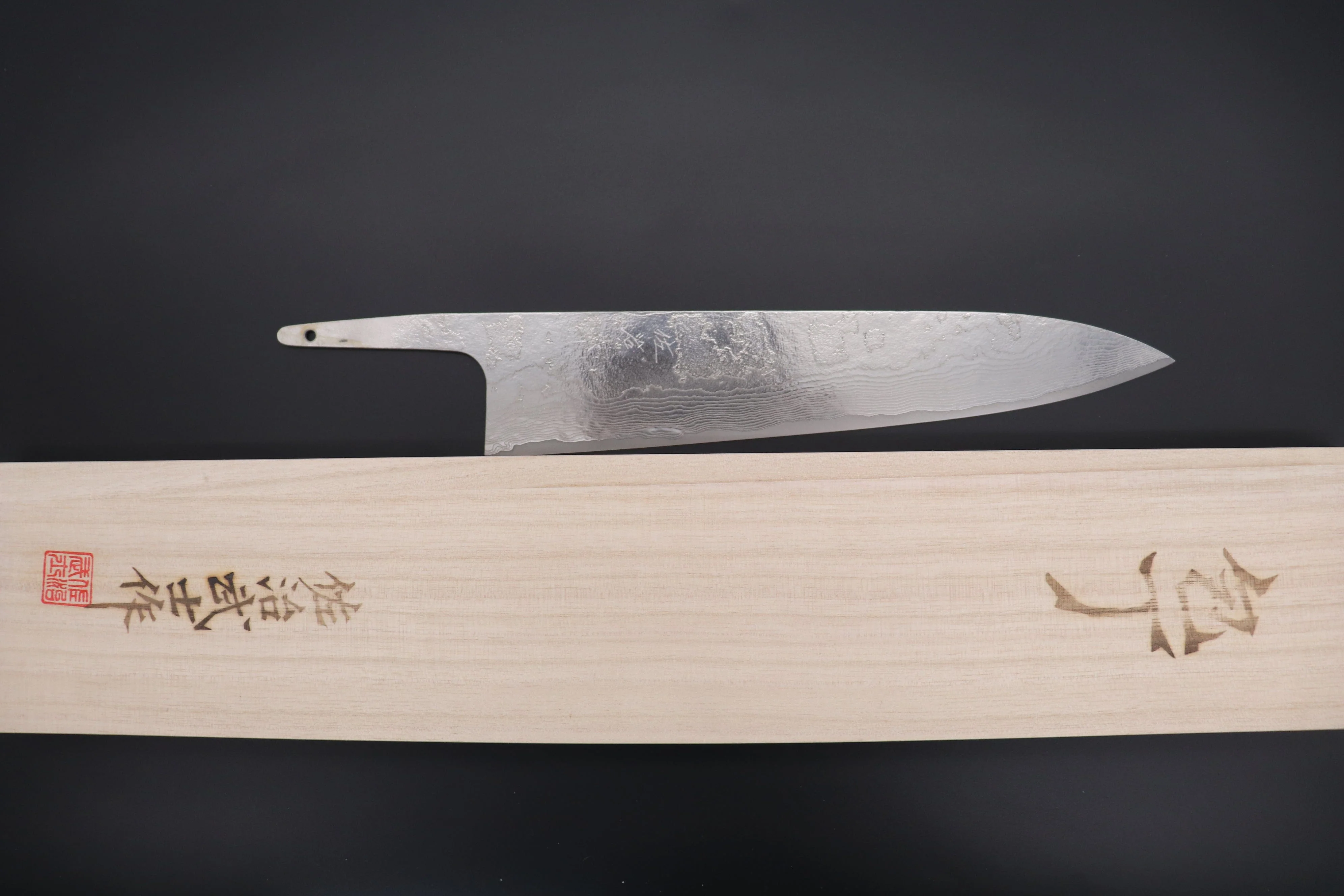 “Build Your Dream Knife” Takeshi Saji VG-10 Custom Polished Damascus TSBO-1 Wa Gyuto 240mm - Image 7