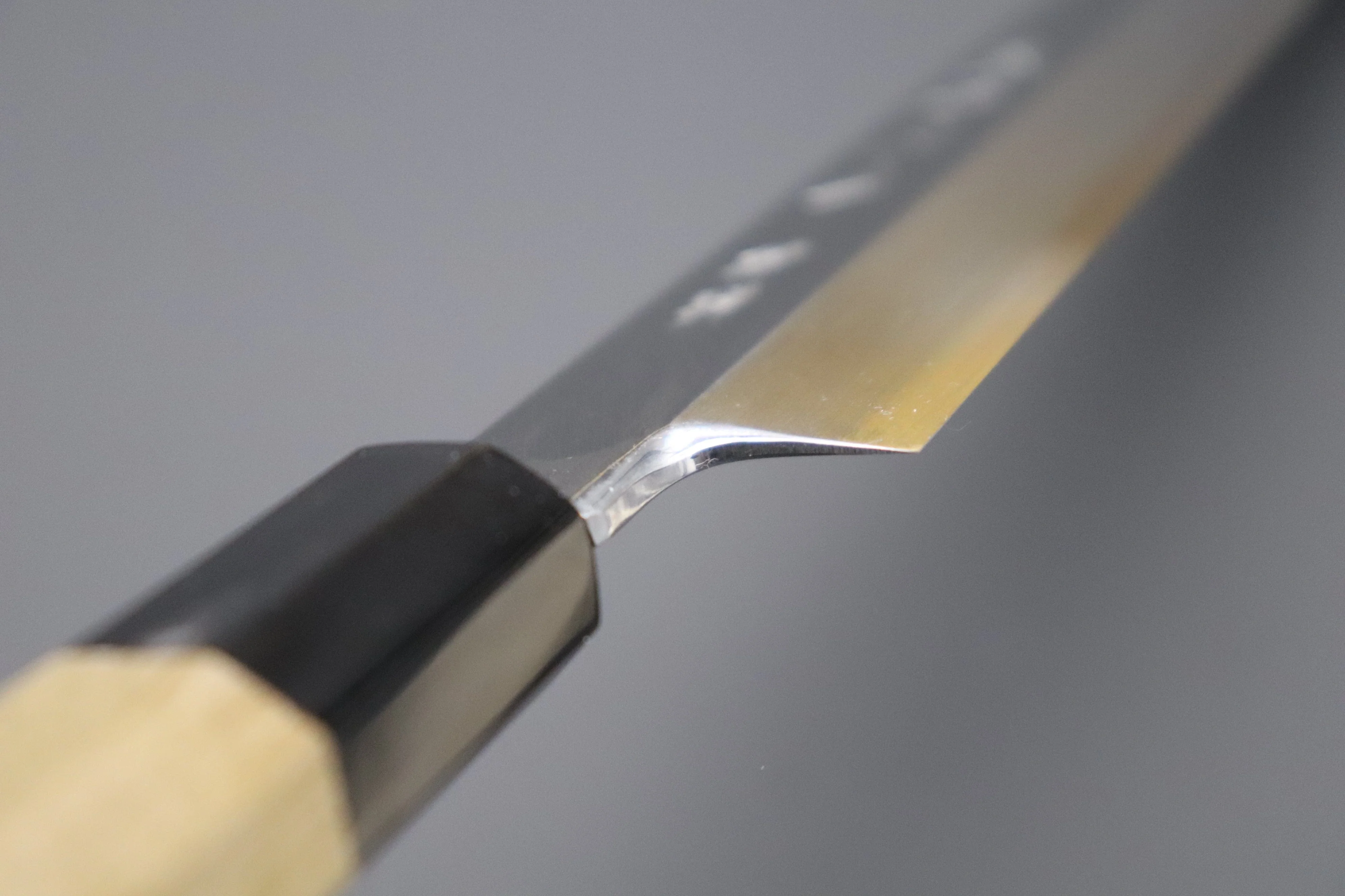 Fu-Rin-Ka-Zan Hon Kasumi Series Blue Steel No.2 Yanagiba (240mm to 300mm, 3 sizes) - Image 4