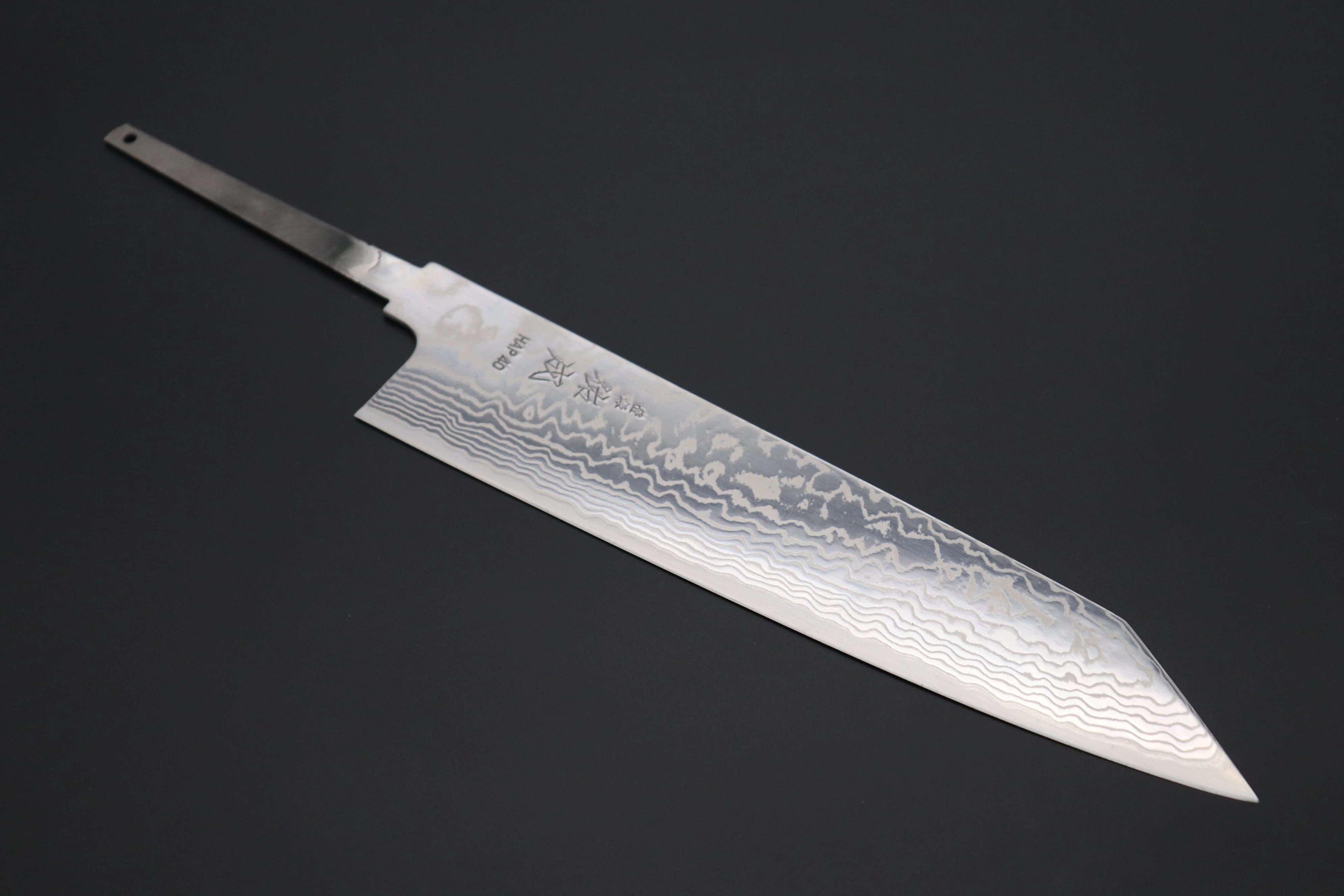 “Build Your Dream Knife” Sukenari HAP-40 Nickel Damascus SNBO-9 Kiritsuke 240mm (9.4 Inch) - Image 2