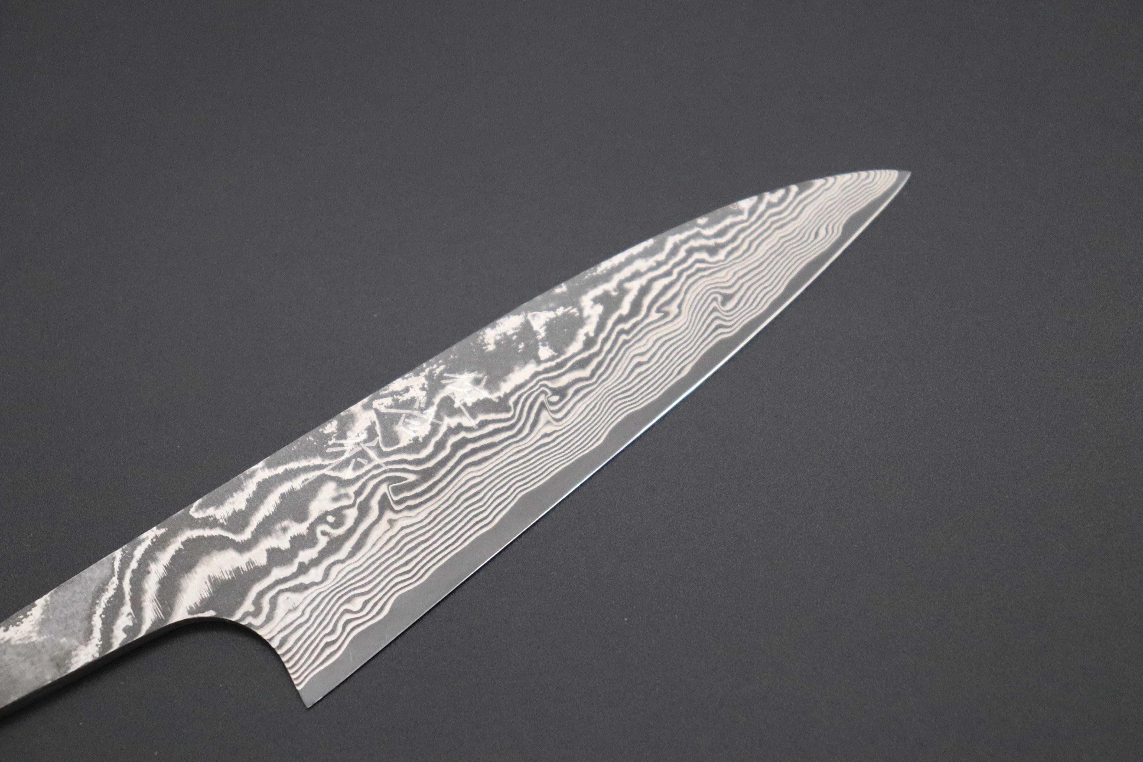 “Build Your Dream Knife” Takeshi Saji VG-10 Custom Black Nickel Damascus TSBO-6 Wa Paring 100mm (3.9 Inch) - Image 3