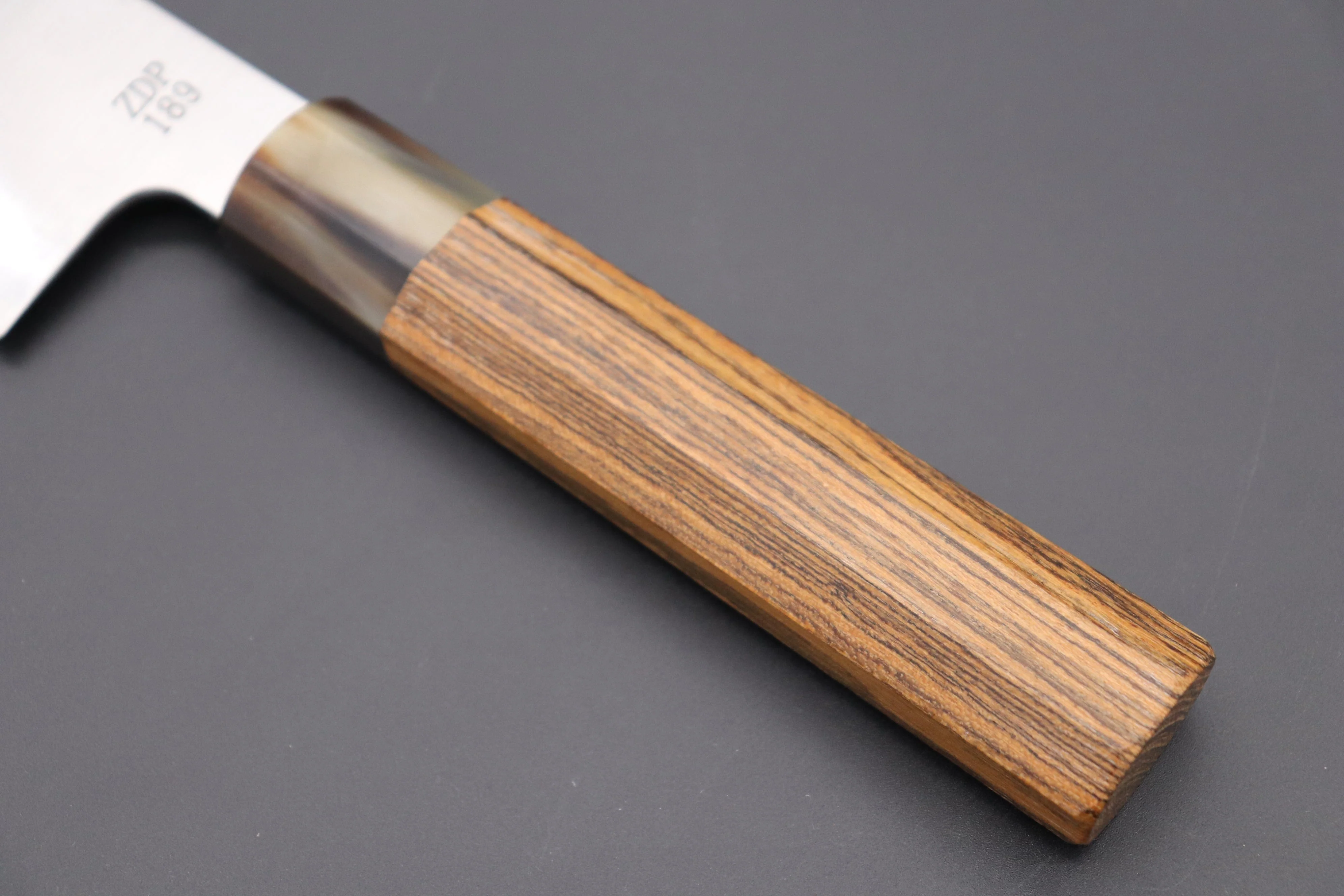 Fu-Rin-Ka-Zan ZDP-189 Wa Series Wa Gyuto (210mm to 270mm, 3 sizes, Octagon Shaped Bocote Wooden Handle) - Image 7