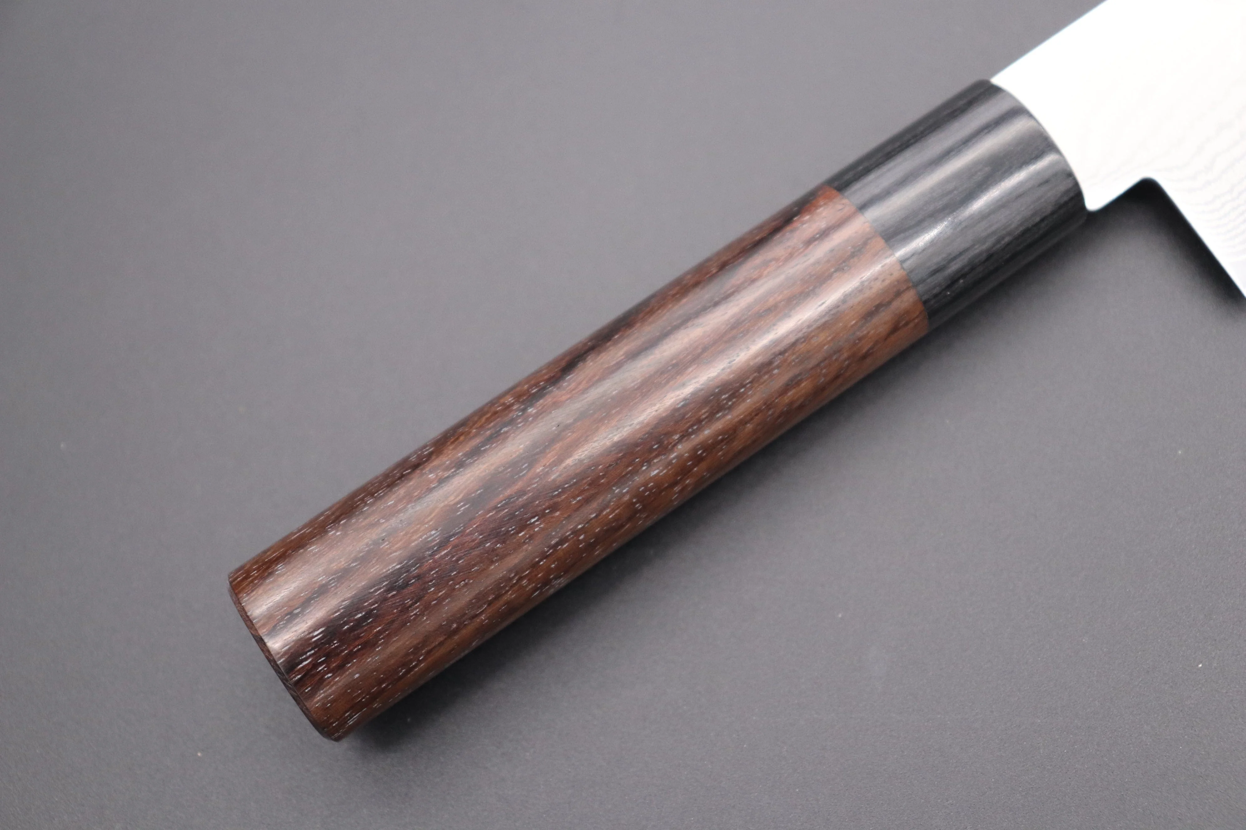 JCK Natures Raiun Series Wa Gyuto (180mm to 240mm, 3 sizes, Oval Shaped Red-Sandal Wood Handle) - Image 3