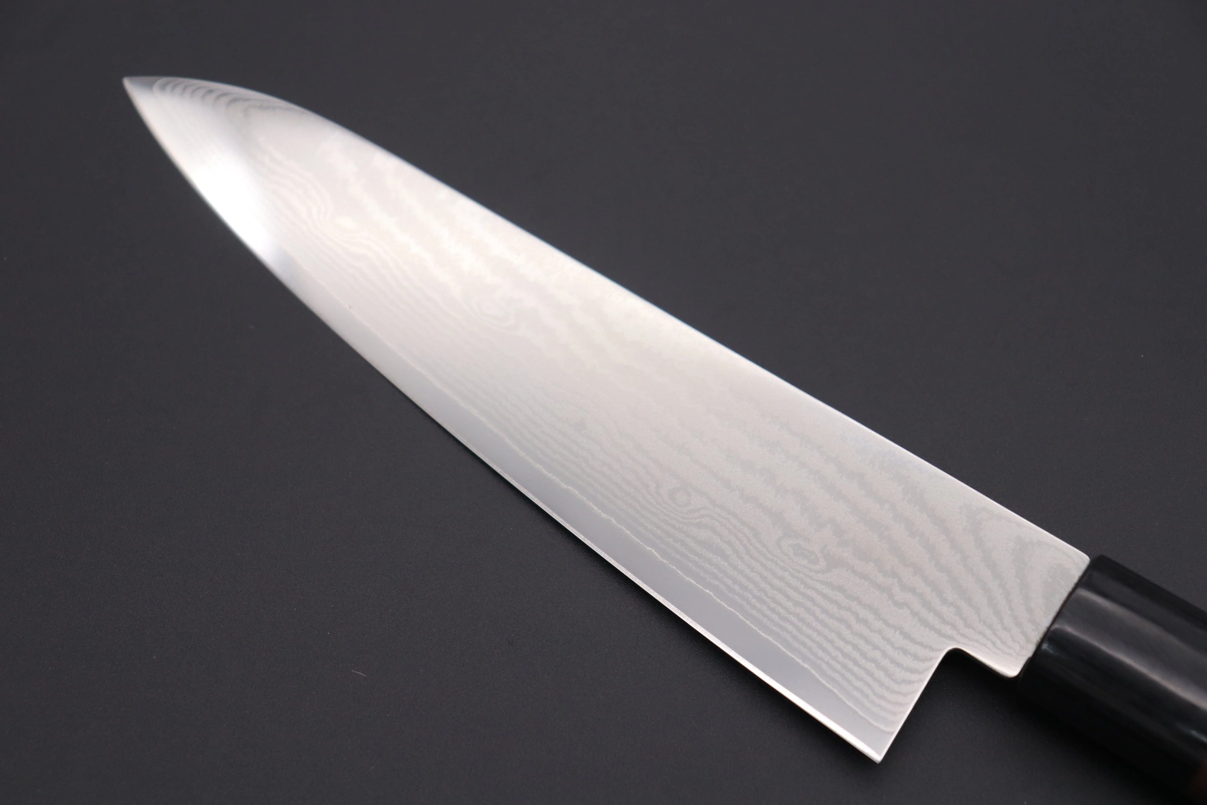 JCK Natures Raiun Series Wa Gyuto (180mm to 240mm, 3 sizes, Oval Shaped Red-Sandal Wood Handle) - Image 6