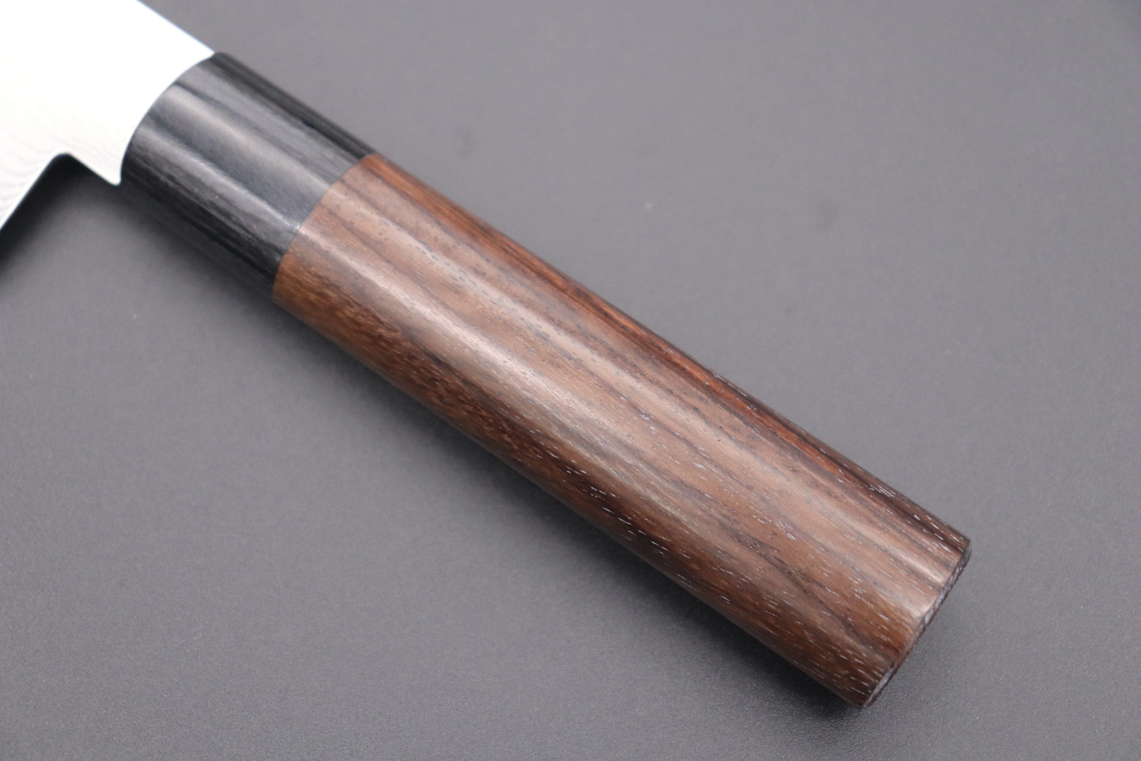 JCK Natures Raiun Series Wa Gyuto (180mm to 240mm, 3 sizes, Oval Shaped Red-Sandal Wood Handle) - Image 7