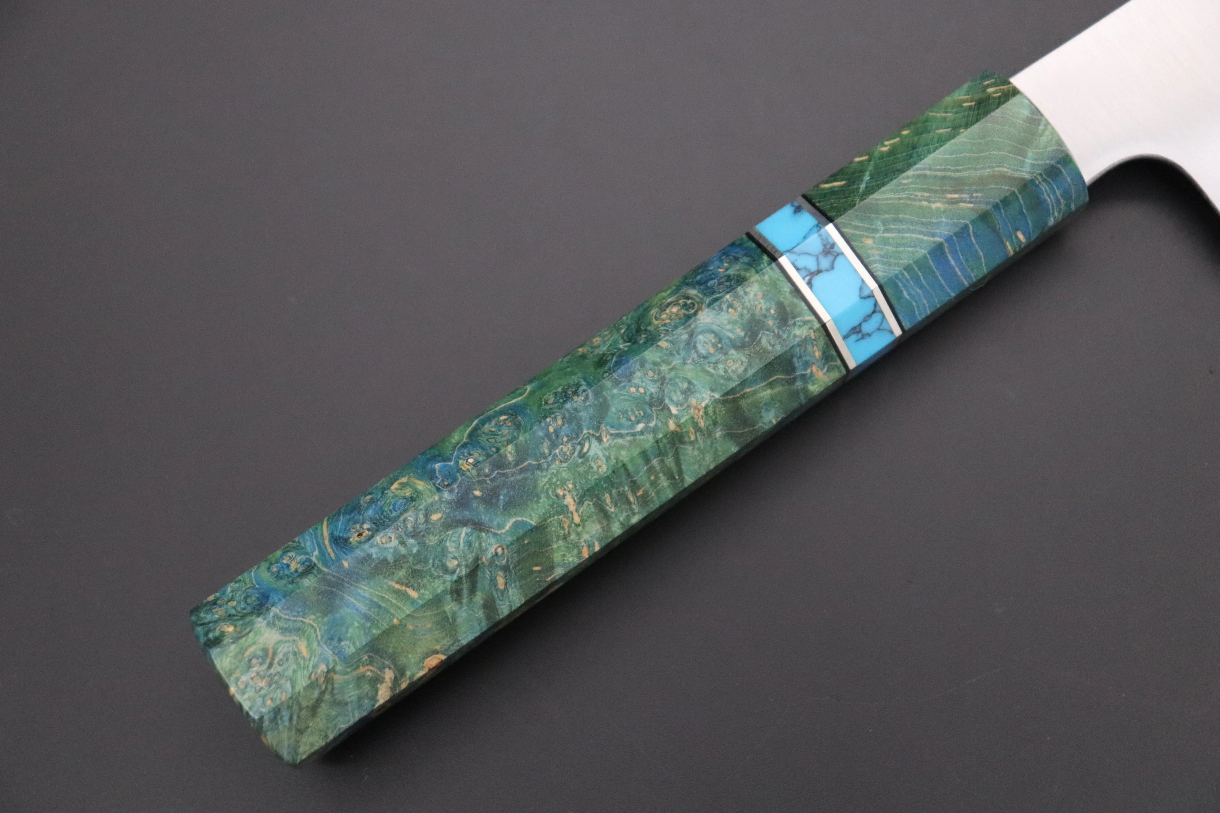 Custom Limited Edition, Sukenari HAP-40 Clad Wa Gyuto 210mm (8.2 inch, SCL-601) - Image 3