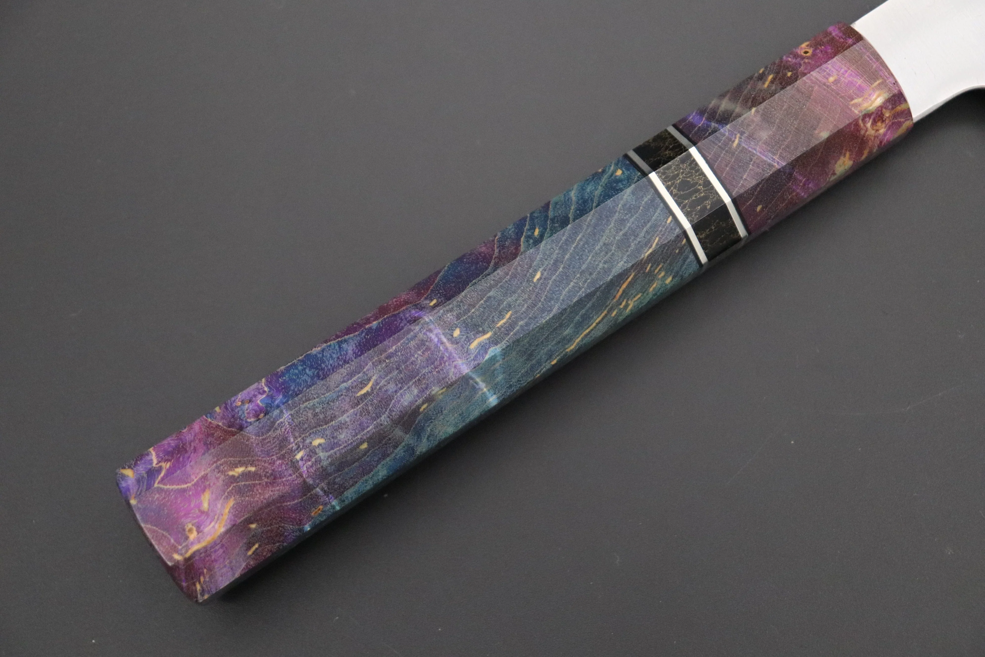 Custom Limited Edition, Sukenari HAP-40 Clad Wa Gyuto 240mm (9.4 inch, SCL-607) - Image 3