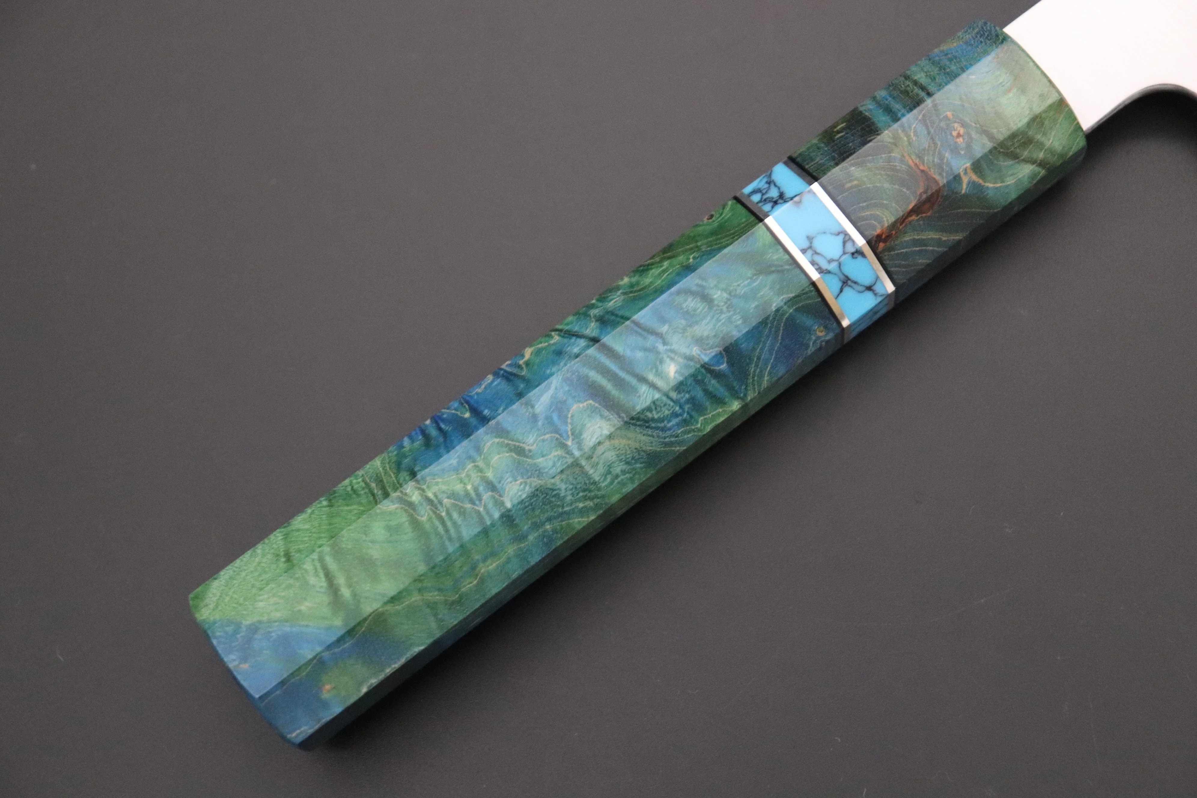 Custom Limited Edition, Sukenari HAP-40 Clad Wa Santoku 190mm (7.4 inch, SCL-597) - Image 3
