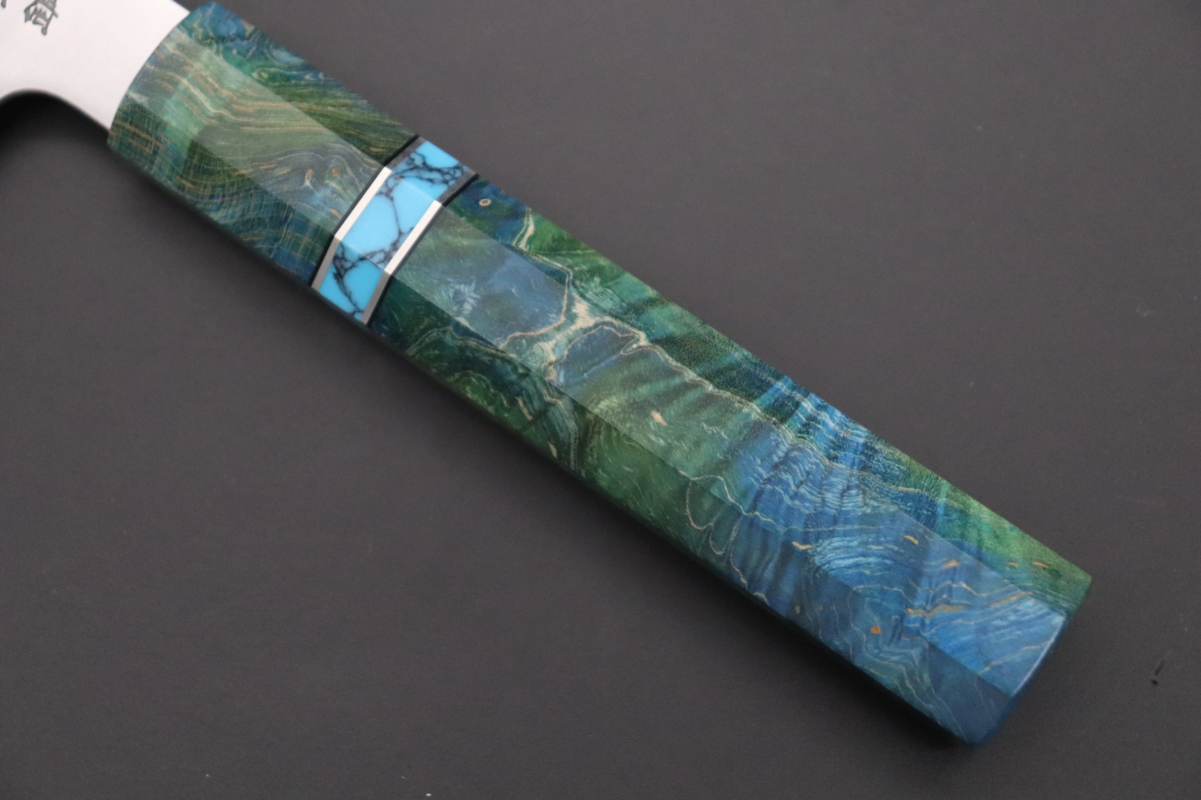 Custom Limited Edition, Sukenari HAP-40 Clad Wa Santoku 190mm (7.4 inch, SCL-597) - Image 7