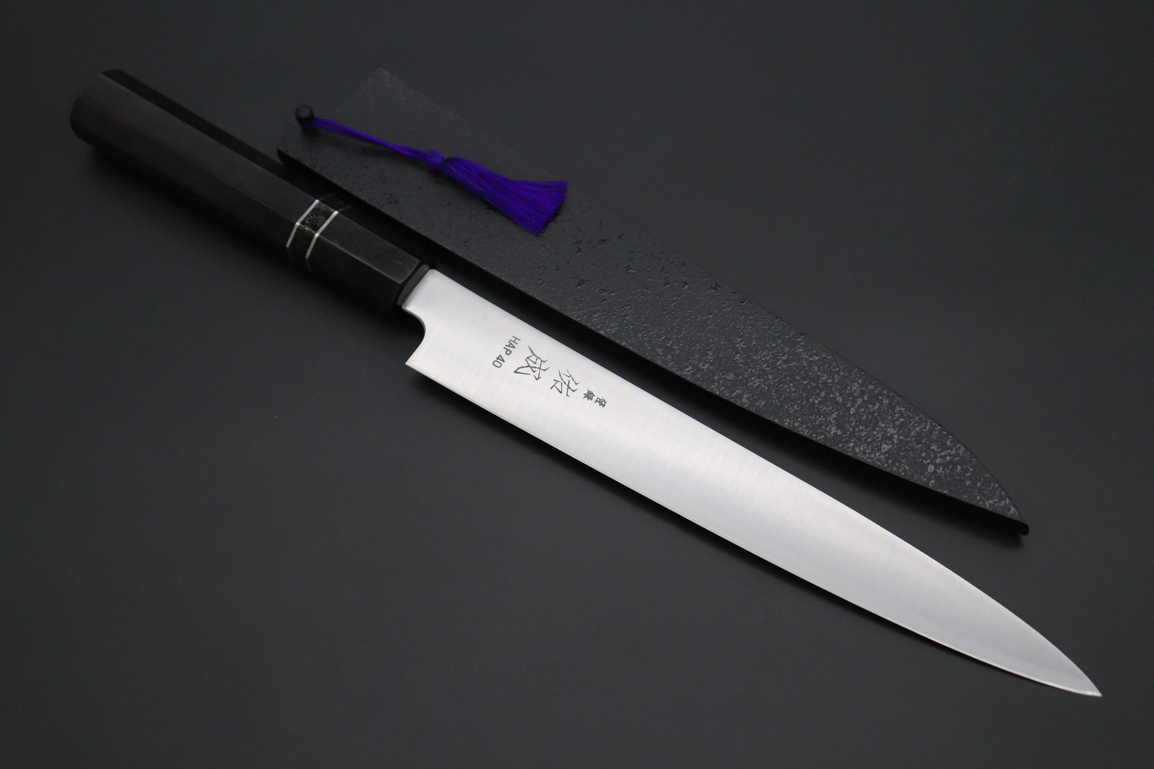 Custom Limited Edition, Sukenari HAP-40 Clad Wa Sujihiki 240mm (9.4 inch, SCL-494)