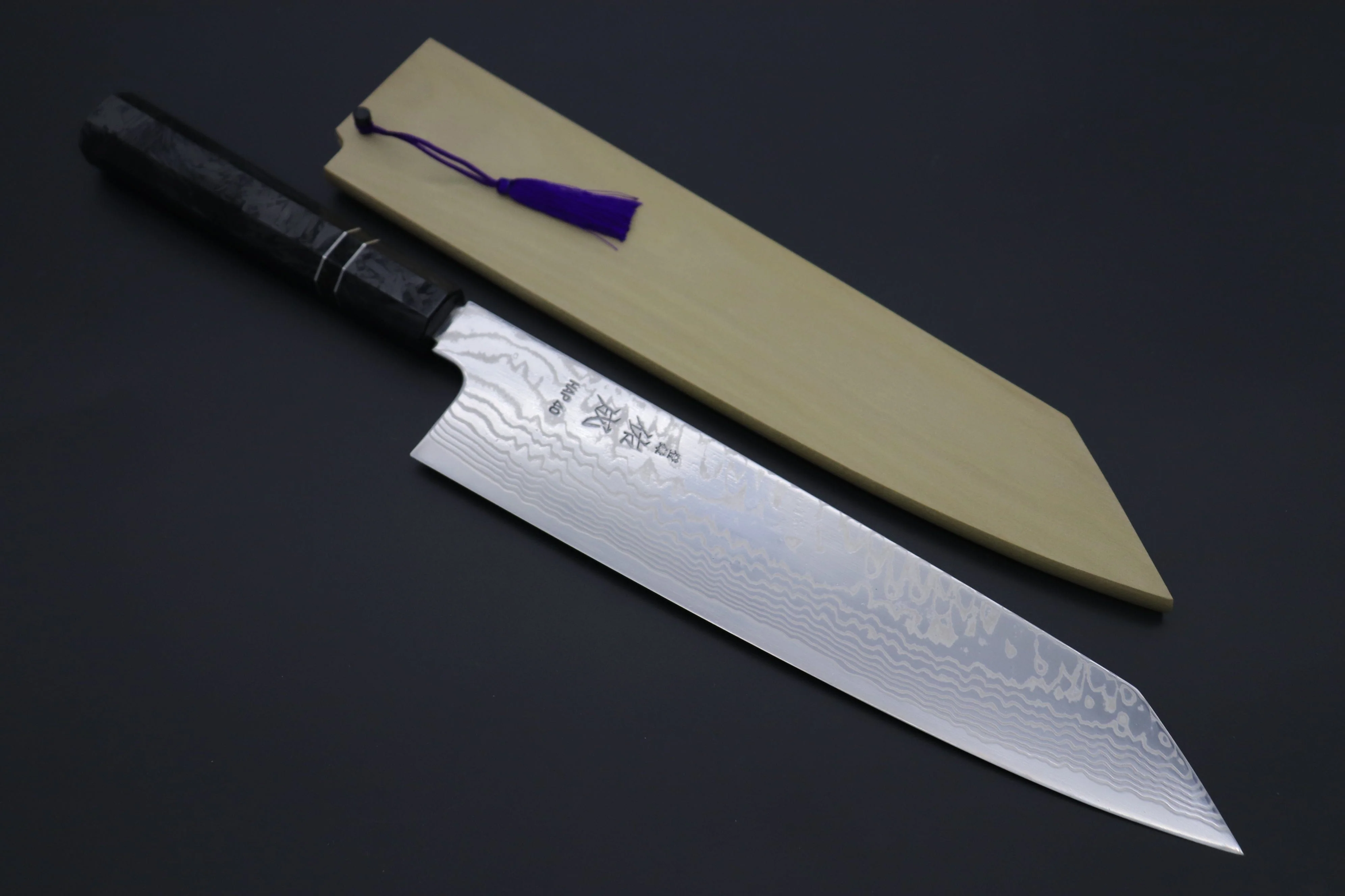Custom Limited Edition, Sukenari HAP-40 Nickel Damascus Kiritsuke 270mm (10.6 inch, SCL-593)