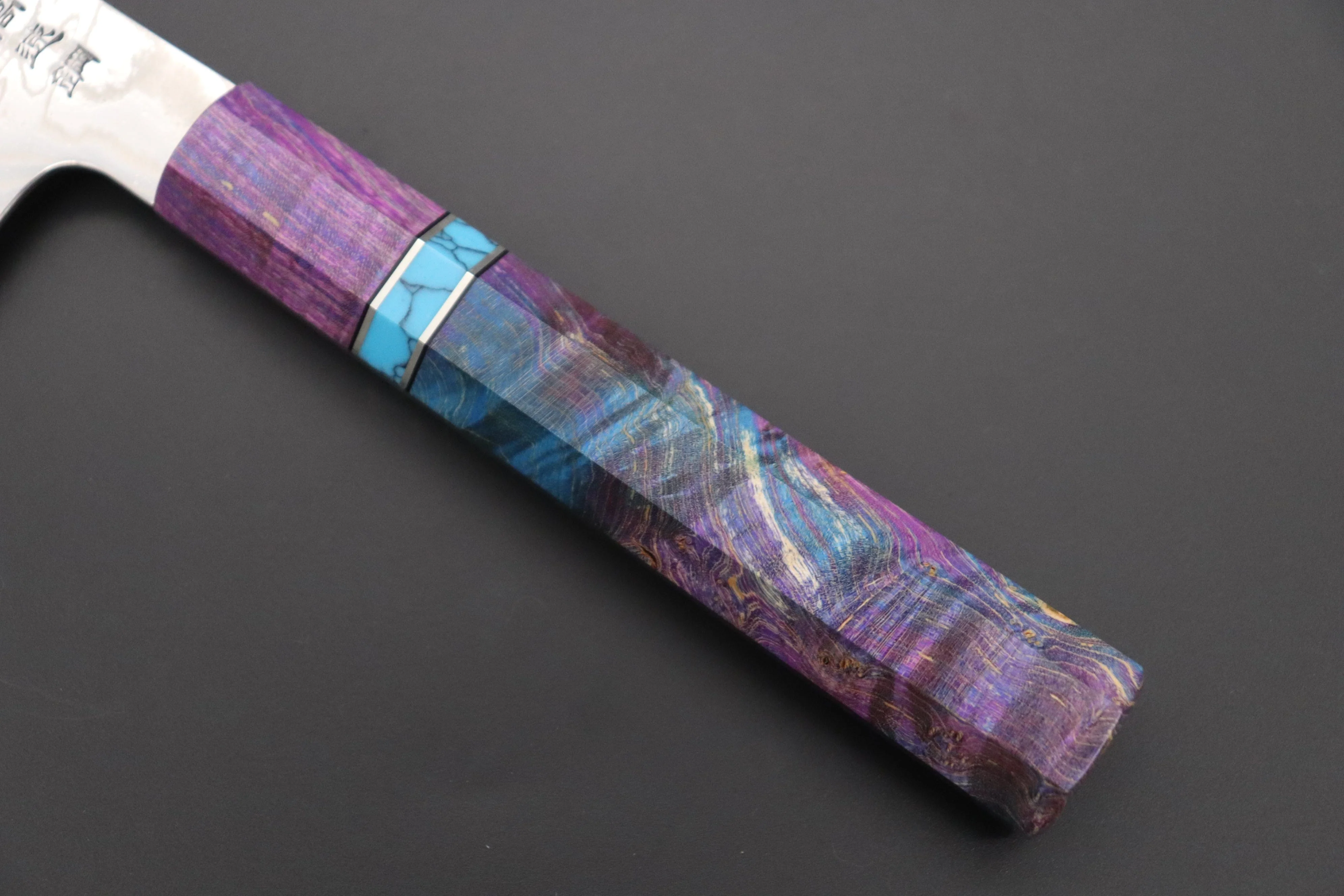 Custom Limited Edition, Sukenari HAP-40 Nickel Damascus Wa Gyuto 240mm (9.4 inch, SCL-588) - Image 7