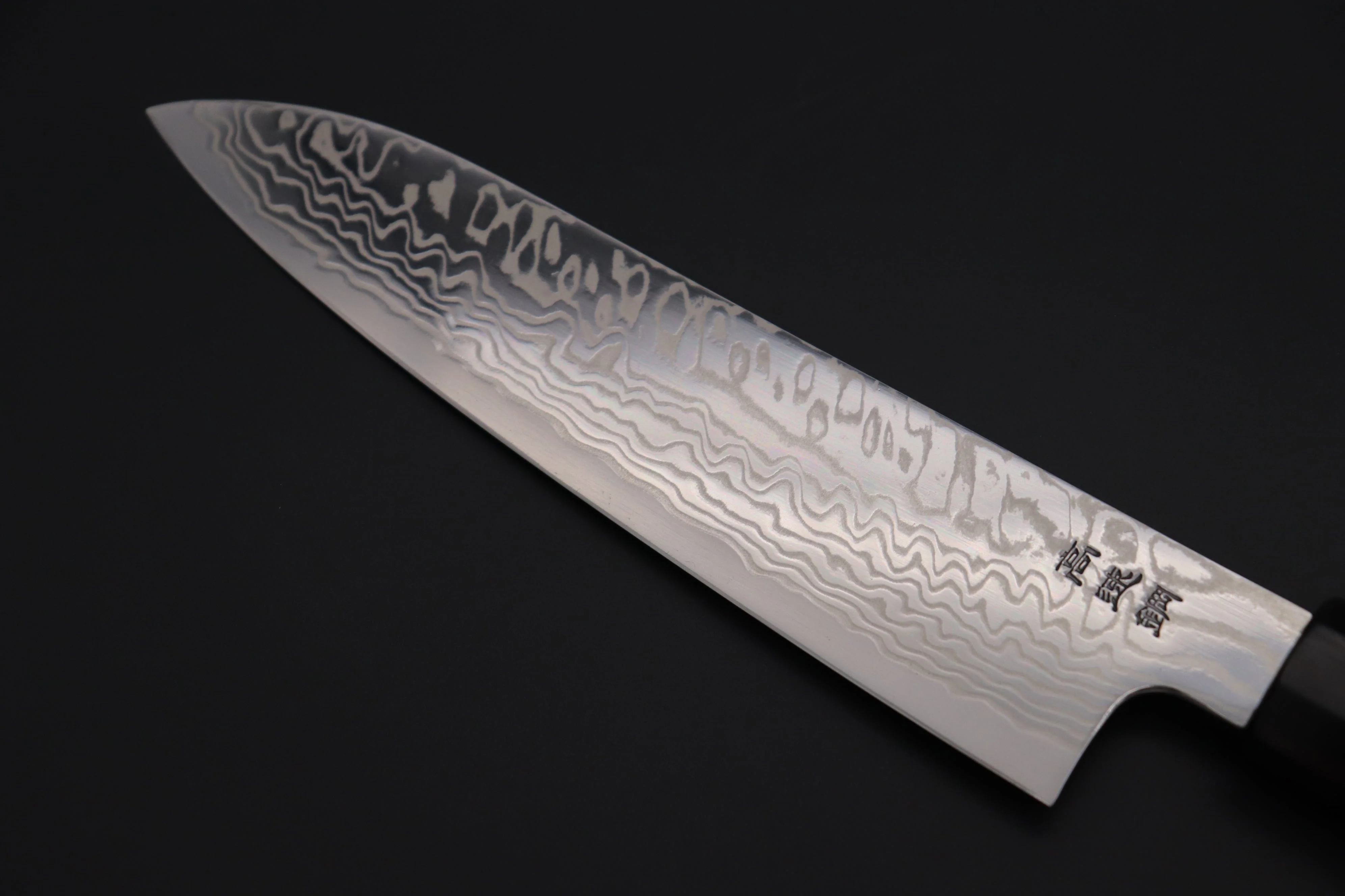 Custom Limited Edition, Sukenari HAP-40 Nickel Damascus Wa Santoku 190mm (7.4 inch, SCL-507) - Image 6
