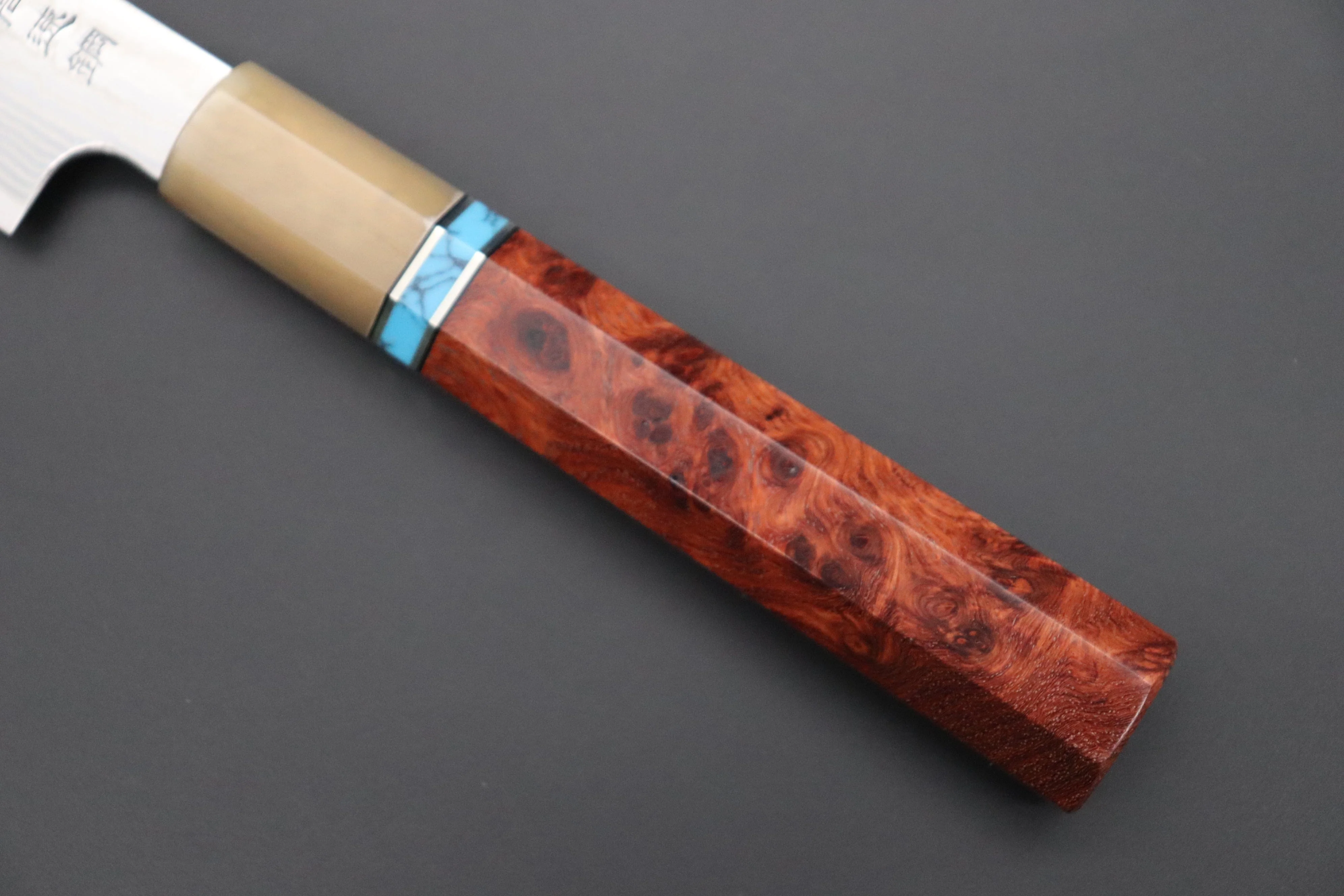Custom Limited Edition, Sukenari HAP-40 Nickel Damascus Wa Sijihiki 240mm (9.4 inch, SCL-526) - Image 7