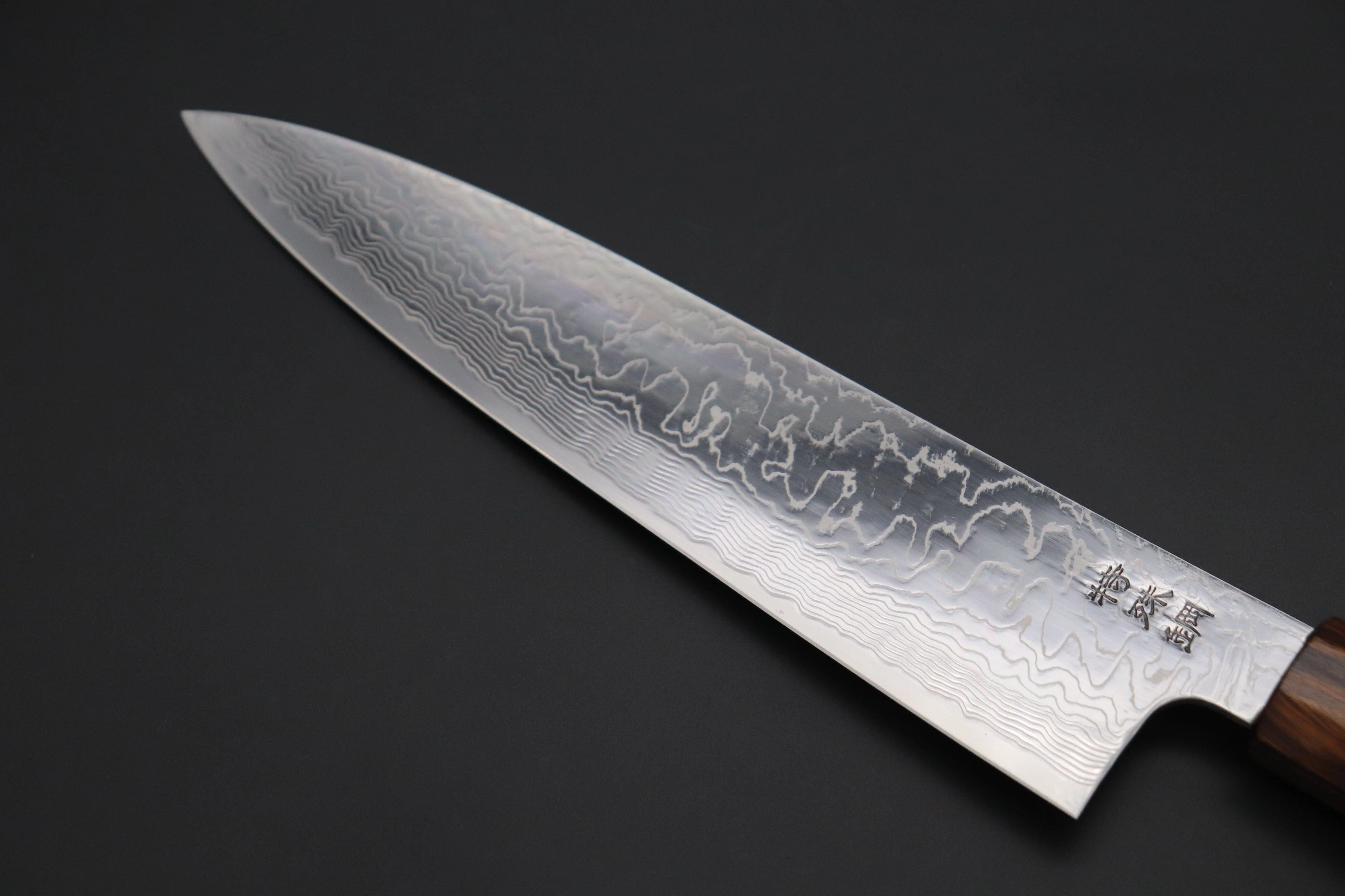 Custom Limited Edition, Sukenari STRIX Nickel Damascus Wa Gyuto 210mm (8.2 inch, SCL-531) - Image 6