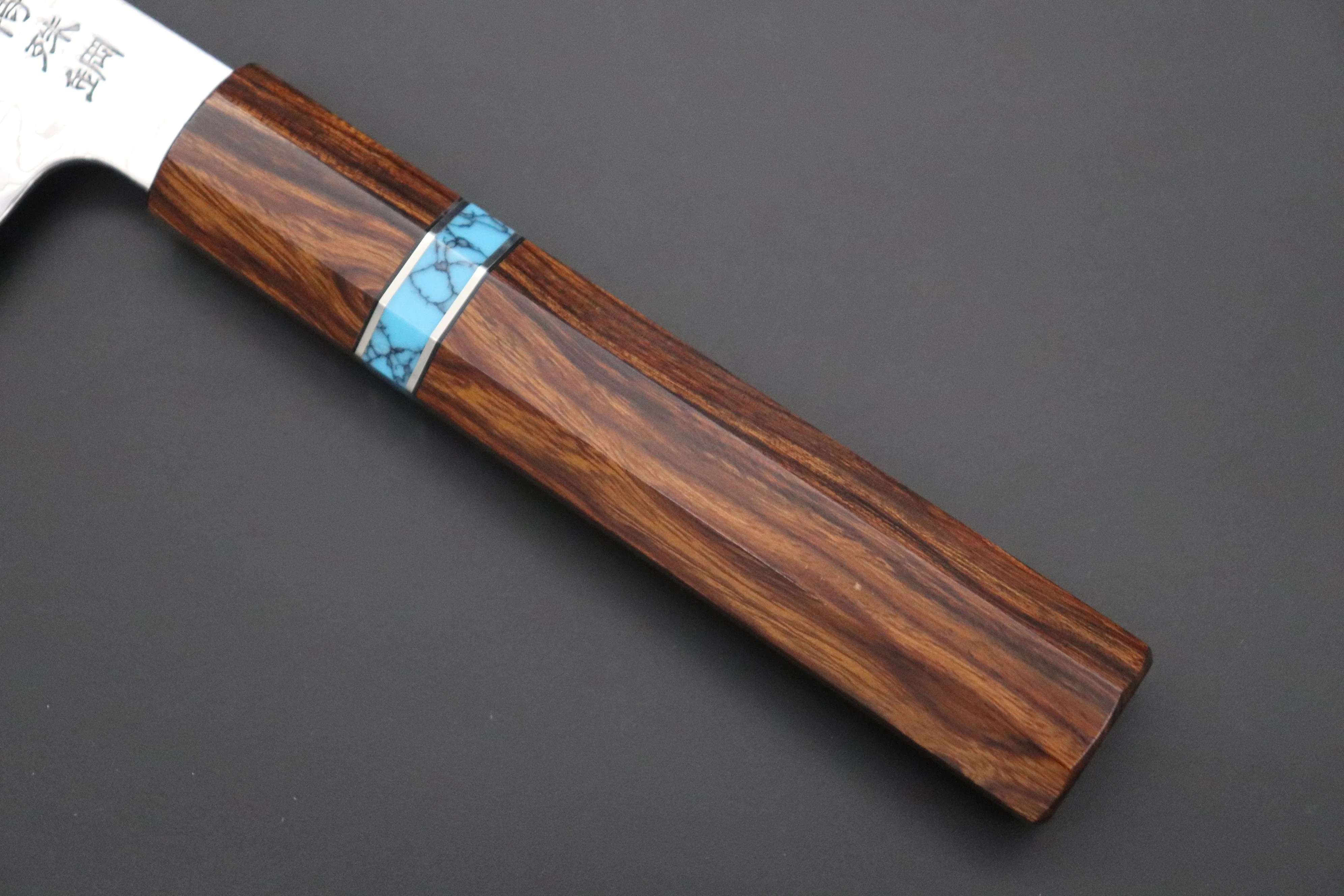 Custom Limited Edition, Sukenari STRIX Nickel Damascus Wa Gyuto 210mm (8.2 inch, SCL-531) - Image 7