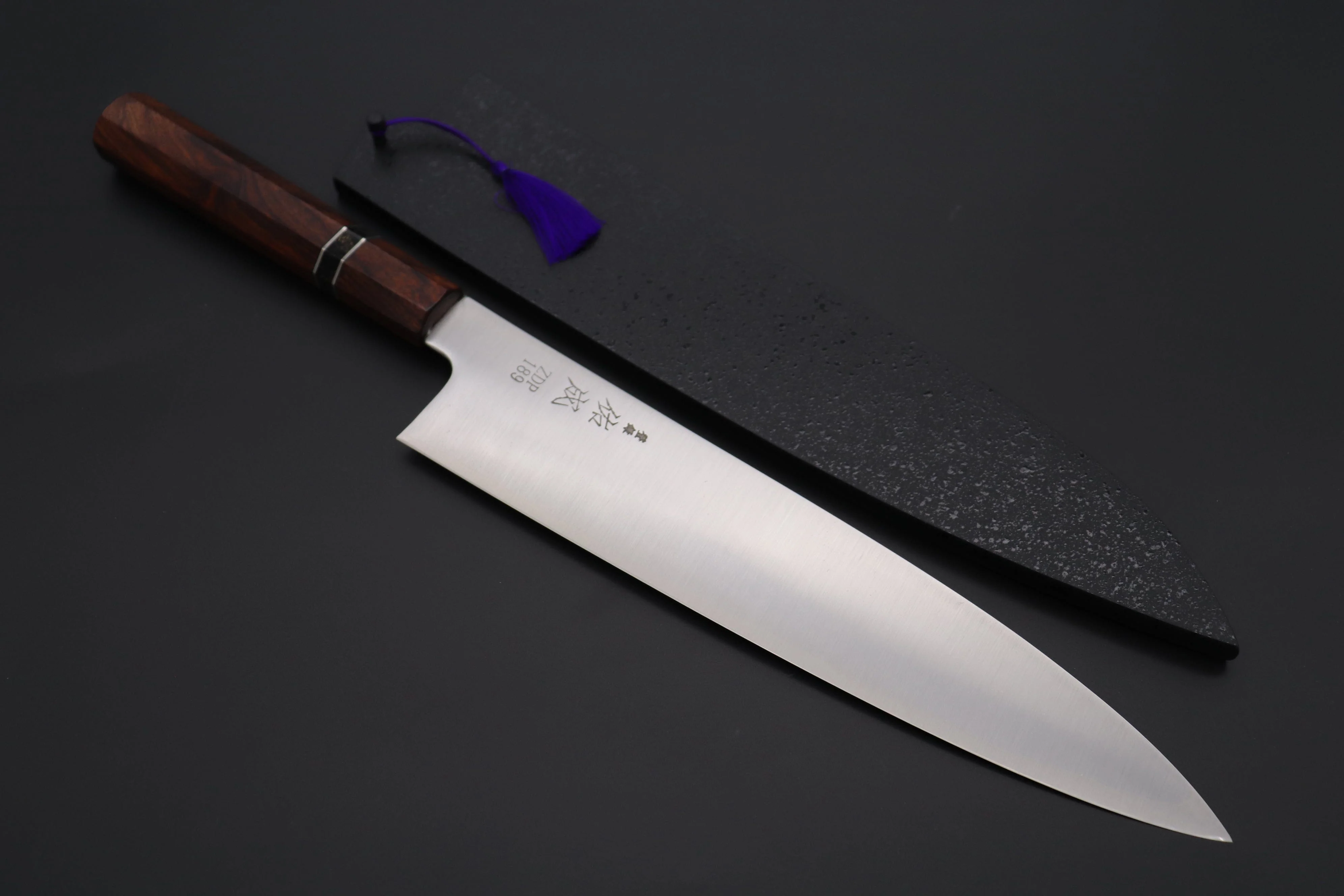 Custom Limited Edition, Sukenari ZDP-189 Clad Wa Gyuto 270mm (10.6 inch, SCL-559)