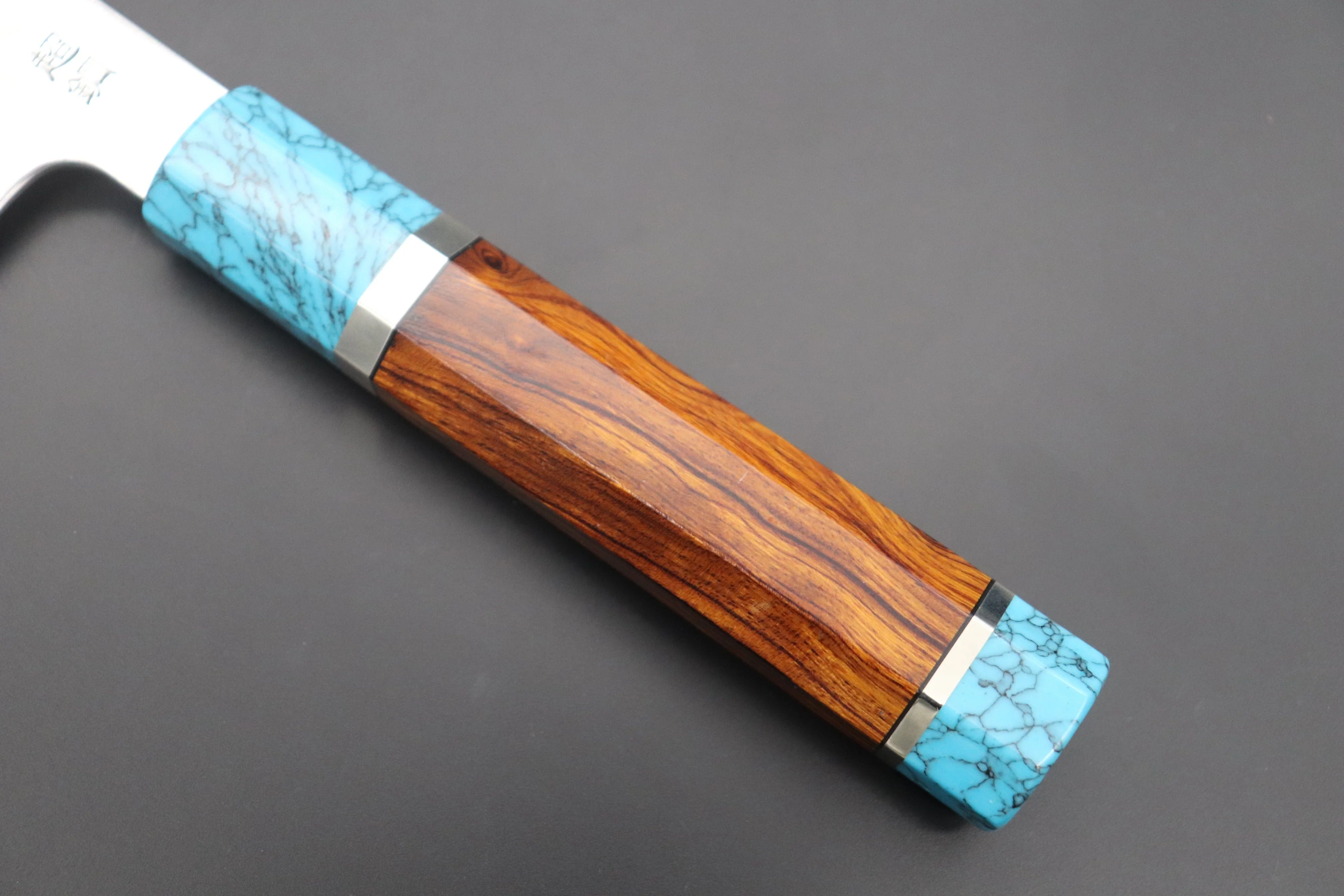 Custom Limited Edition, Sukenari ZDP-189 Nickel Damascus Kiritsuke 210mm (8.2 inch, SCL-412) - Image 7