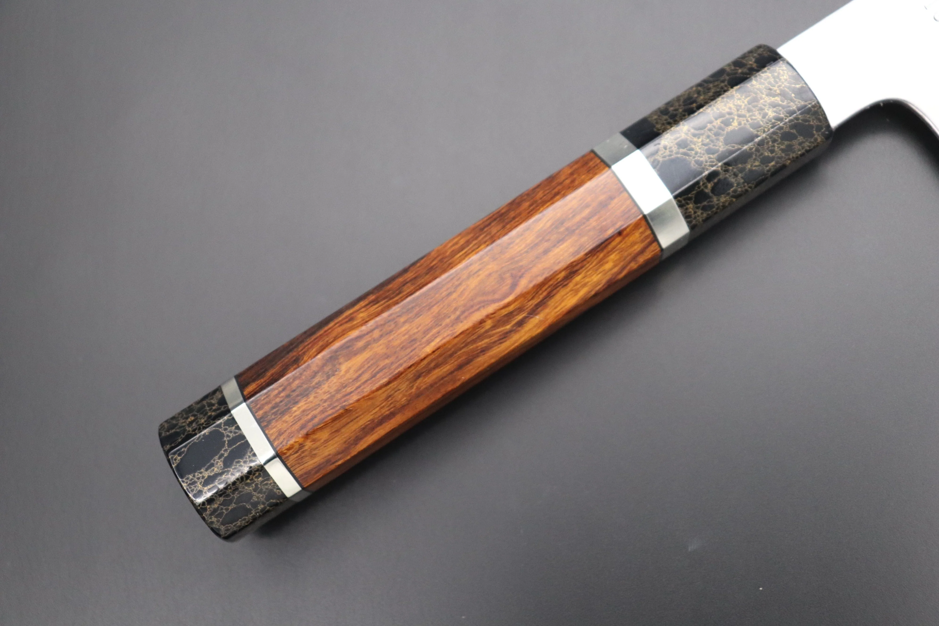 Custom Limited Edition, Sukenari ZDP-189 Nickel Damascus Kiritsuke 210mm (8.2 inch, SCL-413) - Image 3