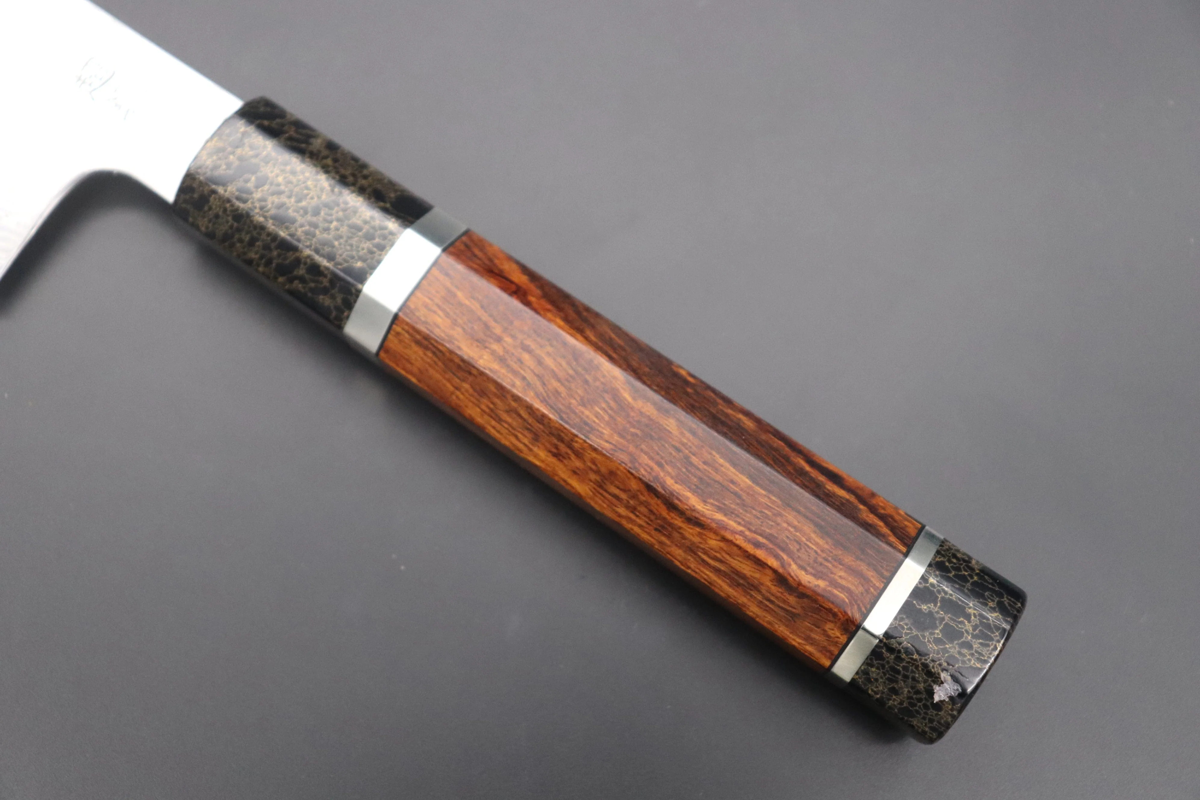 Custom Limited Edition, Sukenari ZDP-189 Nickel Damascus Kiritsuke 210mm (8.2 inch, SCL-413) - Image 7