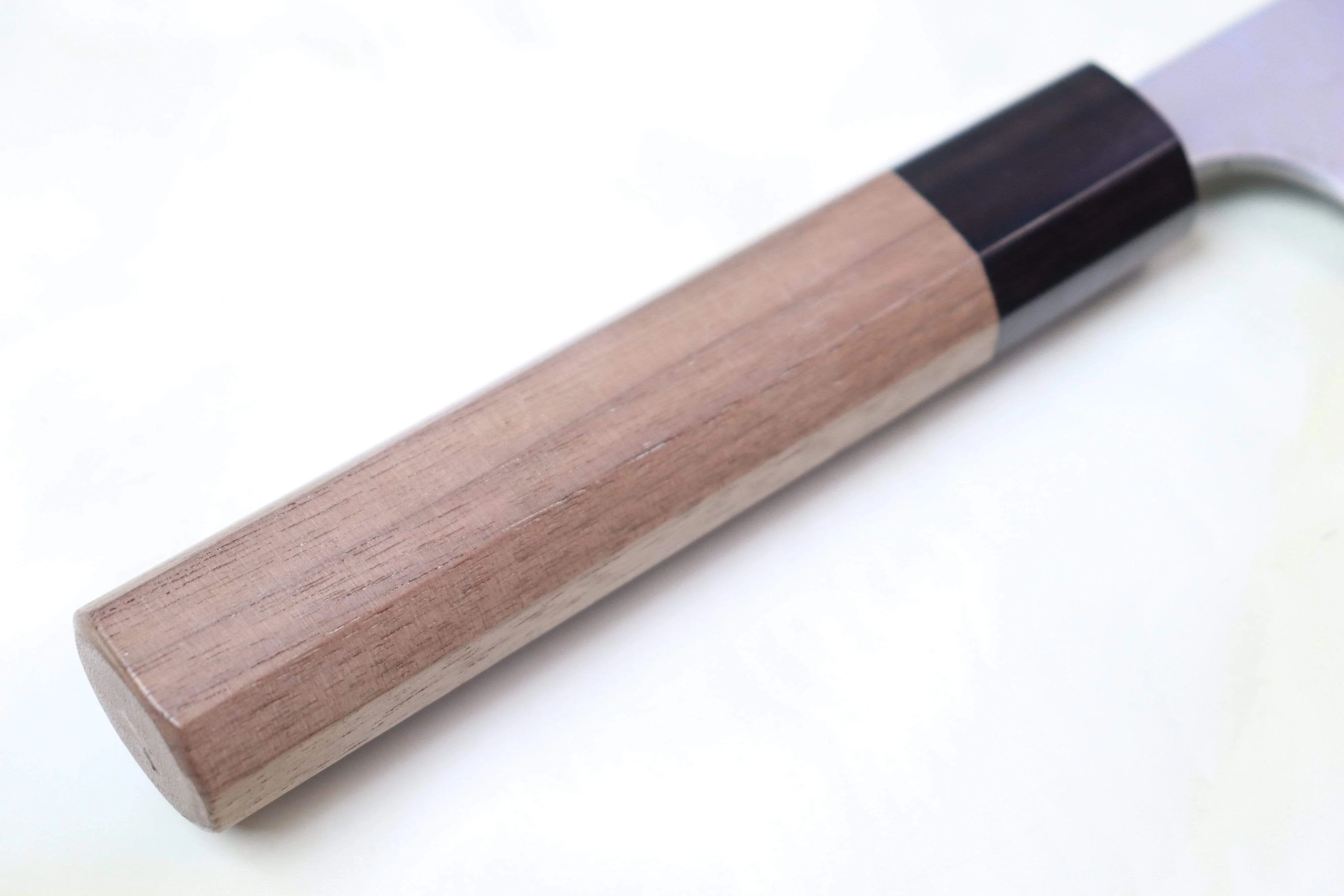 Fu-Rin-Ka-Zan Aogami Super Custom Damascus Series FASD-7W Bunka 190mm (7.4 inch, Octagonal Walnut-Wood Handle) - Image 3