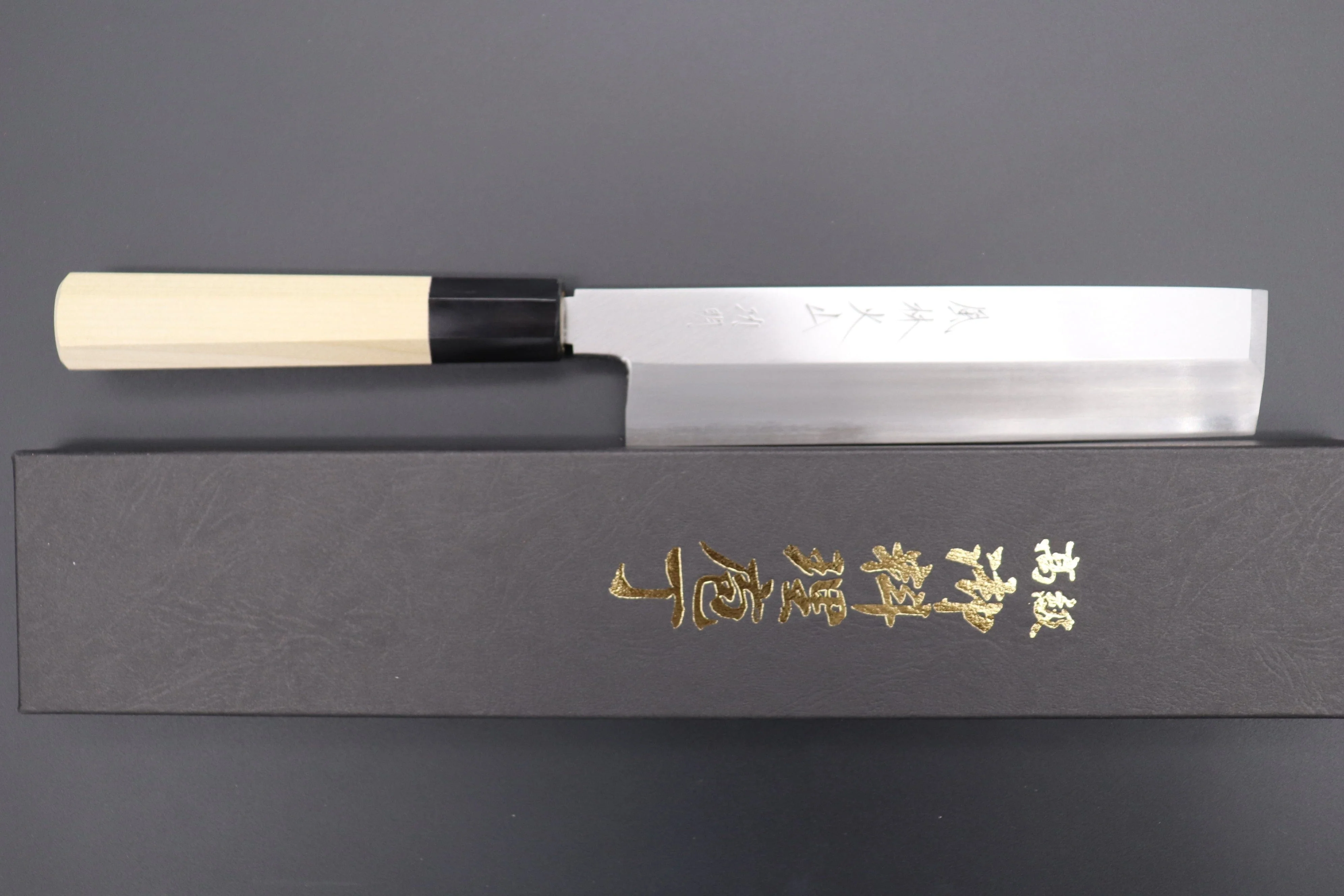 Fu-Rin-Ka-Zan Hon Kasumi Series Gingami No.3 Usuba (2 Sizes, 180mm or 210mm) - Image 9