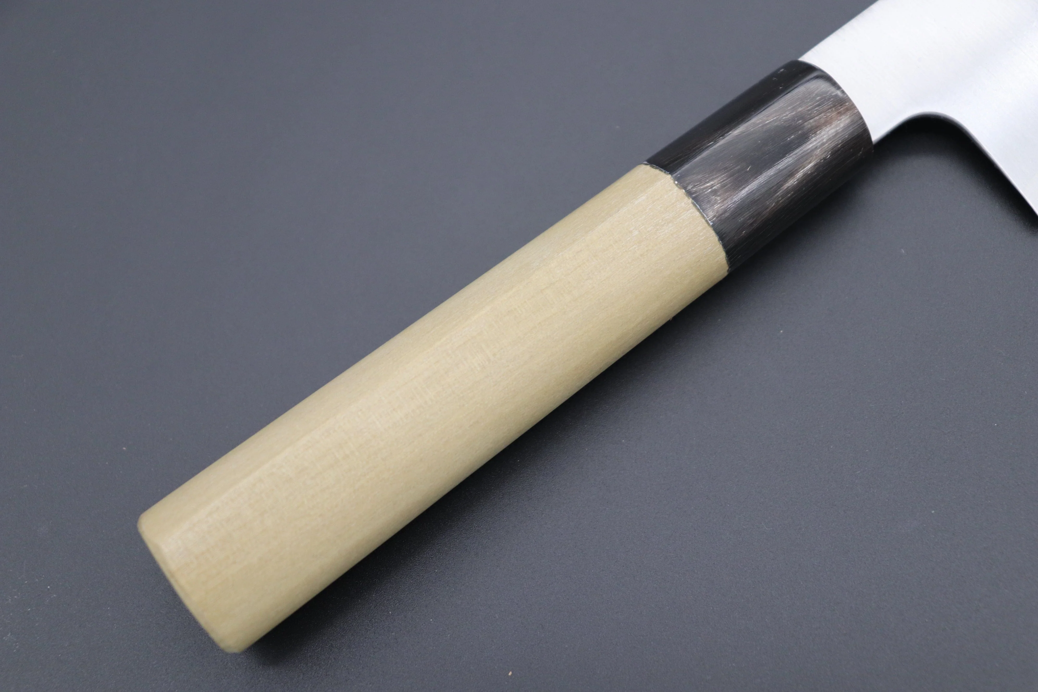 Fu-Rin-Ka-Zan R-2 Clad Wa Series Kiritsuke (210mm to 270mm, 3 sizes, D-Shaped Magnolia Wood Handle) - Image 3