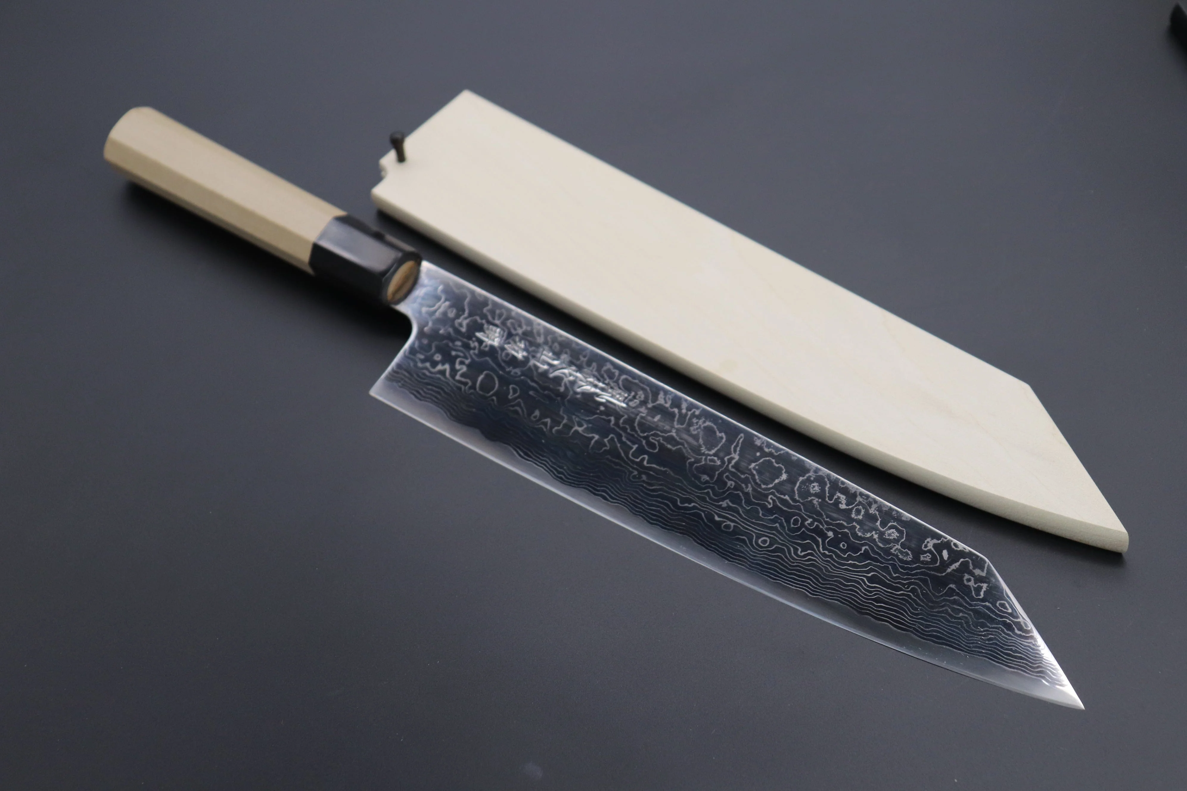 Fu-Rin-Ka-Zan R-2 Damascus Wa Series Kiritsuke (240mm to 270mm, 2 sizes) - Image 11
