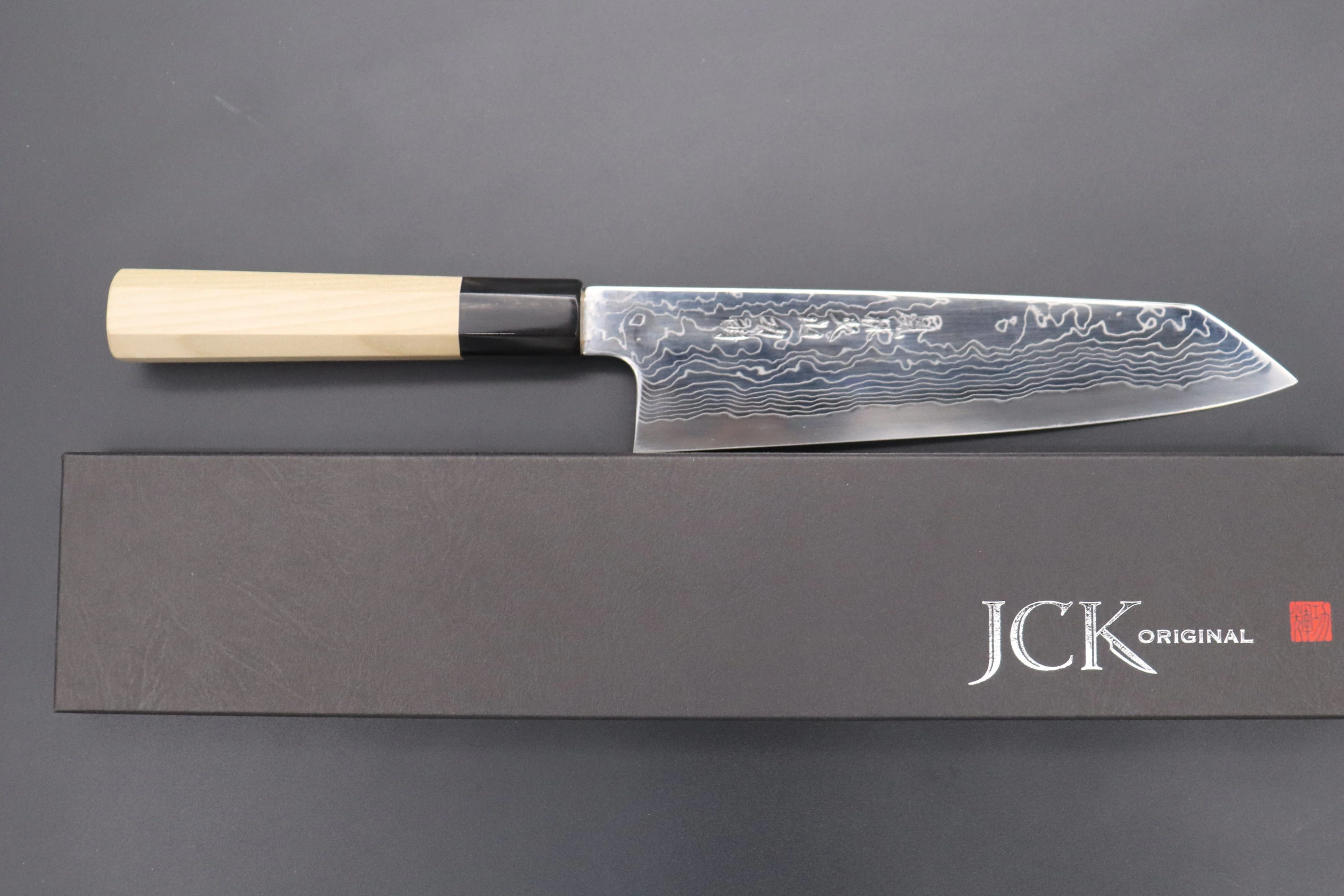 Fu-Rin-Ka-Zan R-2 Damascus Wa Series Kiritsuke (240mm to 270mm, 2 sizes) - Image 9