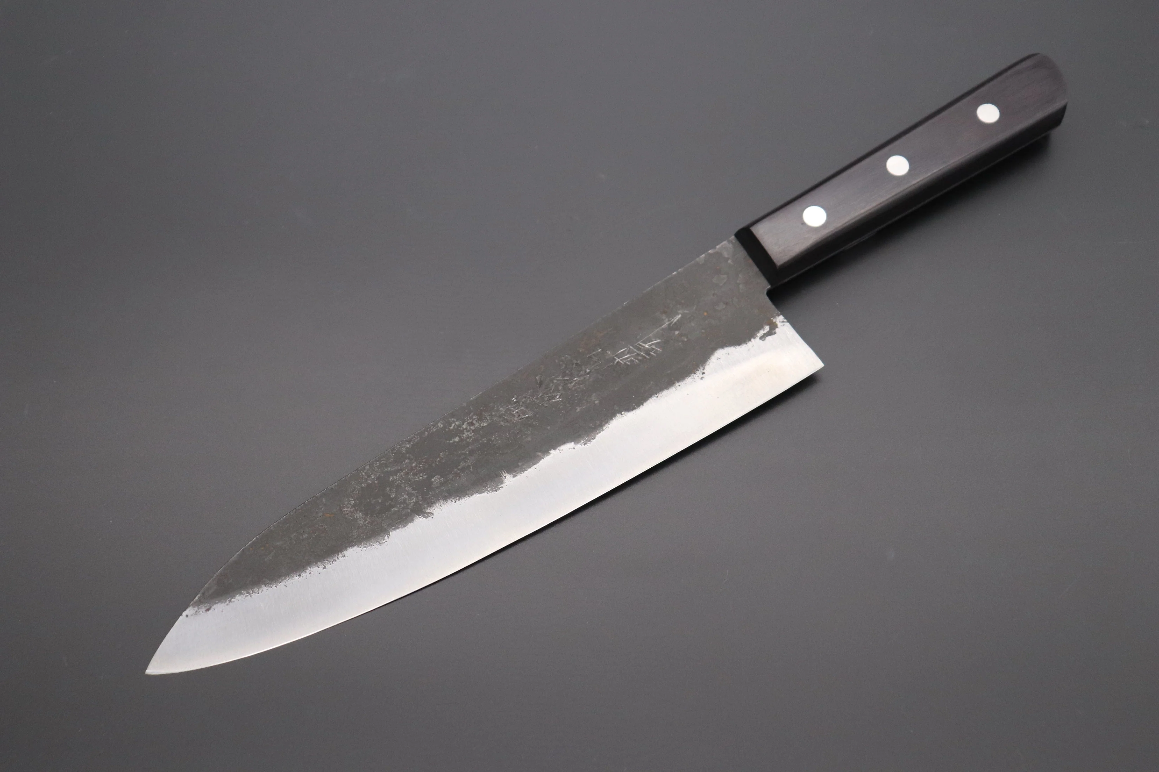 Fu-Rin-Ka-Zan White Steel No.1 Kurouchi Series Gyuto (180mm and 210mm, 2 Sizes) - Image 9