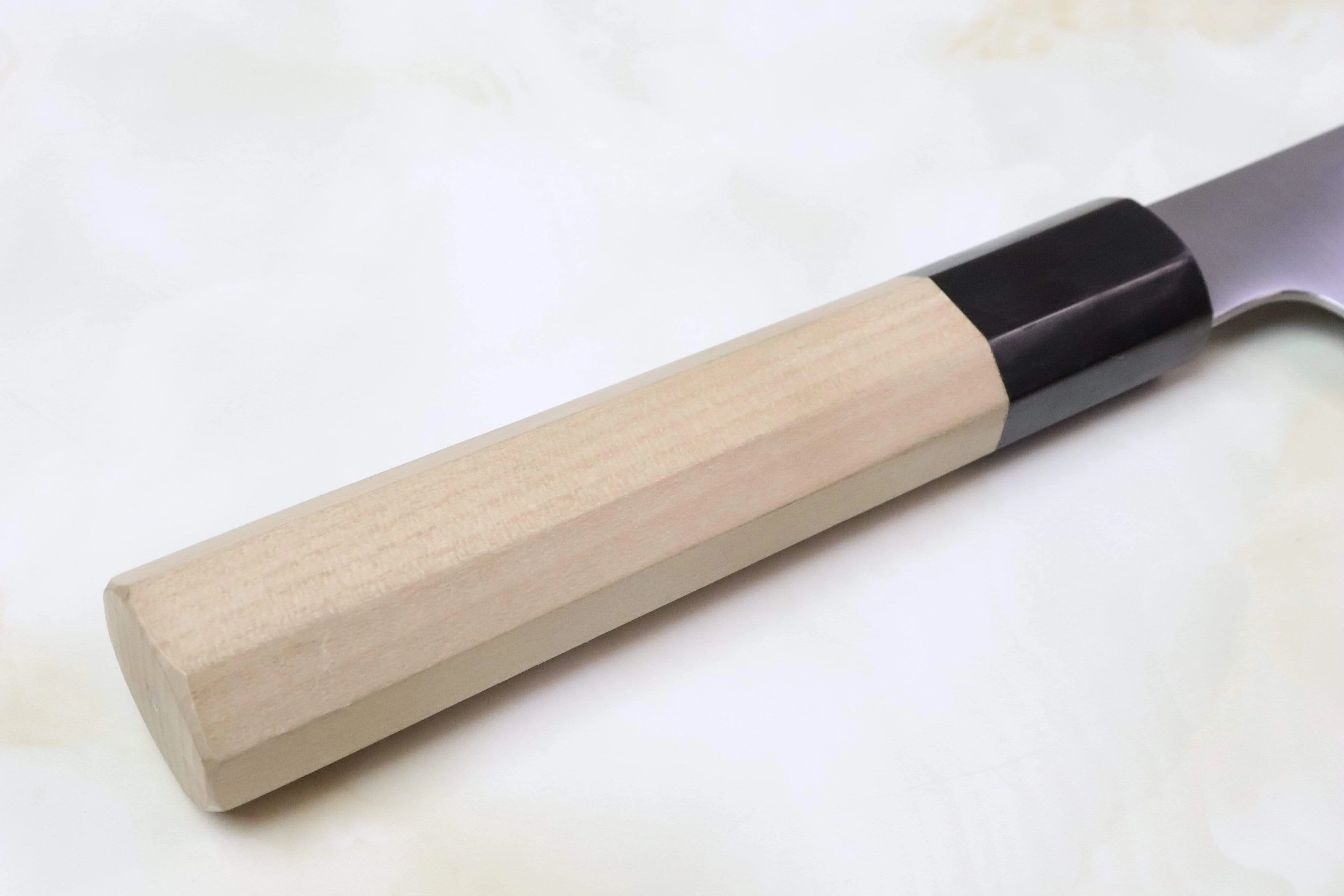 Fu-Rin-Ka-Zan ZDP-189 Wa Series Kiritsuke (210mm to 270mm, 3 sizes, Octagon Shaped Magnolia Wooden Handle) - Image 3