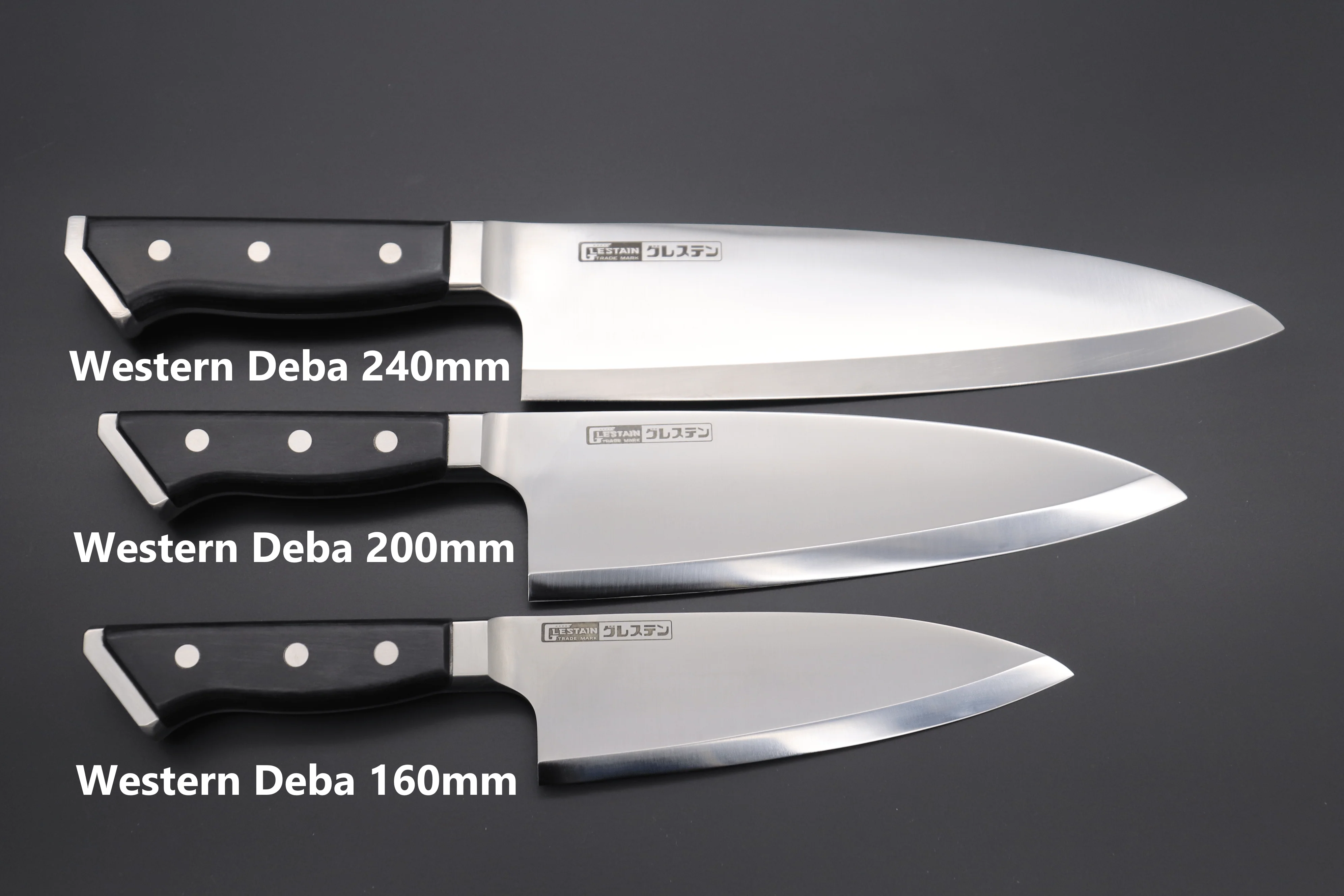 Glestain Western Deba (160mm to 240mm, 3 sizes) - Image 9