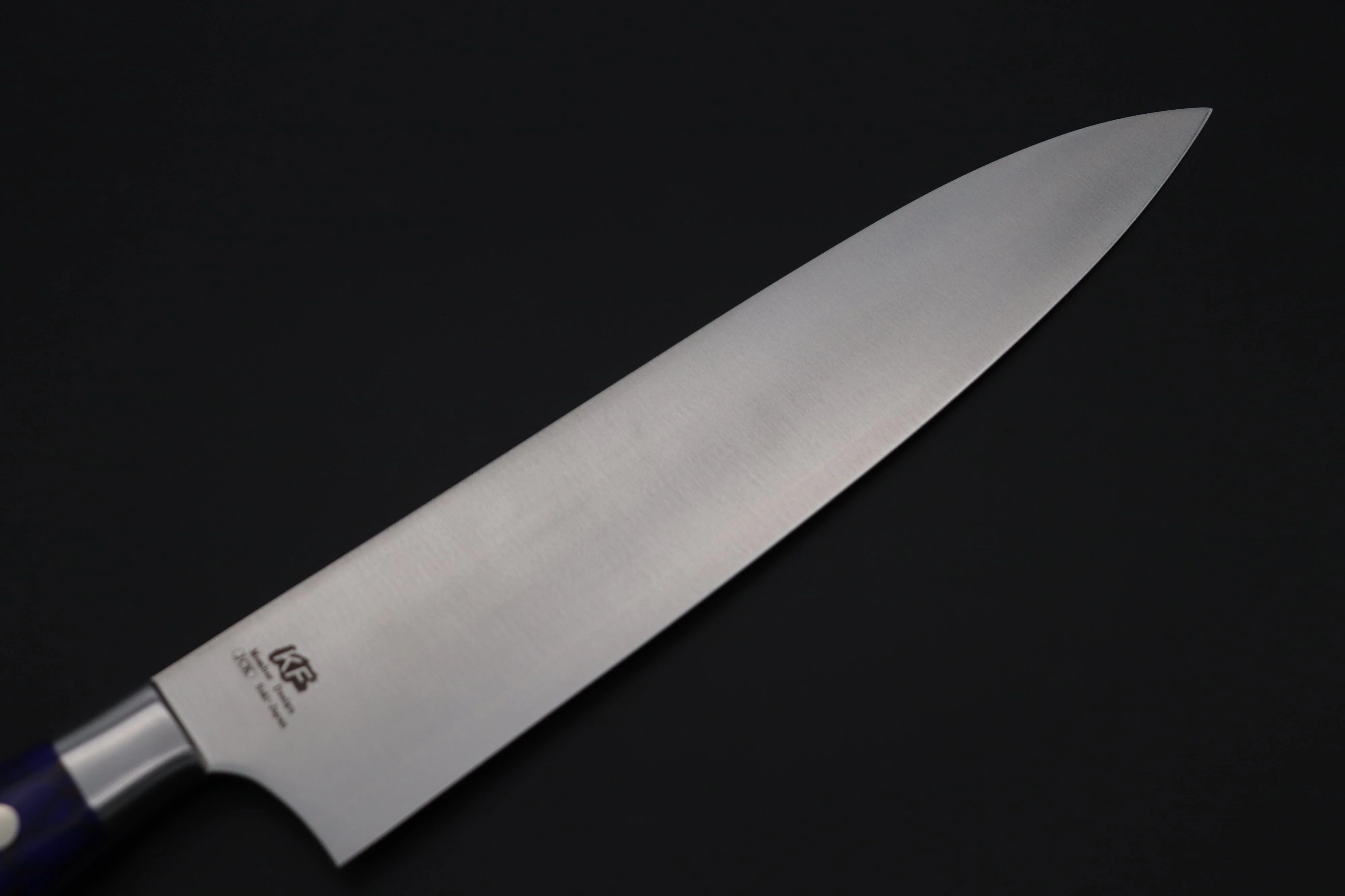 Hattori Forums Custom Limited Edition, FH "NOAH" Series FHN-6SPDBT Gyuto 210mm (8.2 Inch, Deep Blue Turquoise Gem-Composite-stone Handle) - Image 6