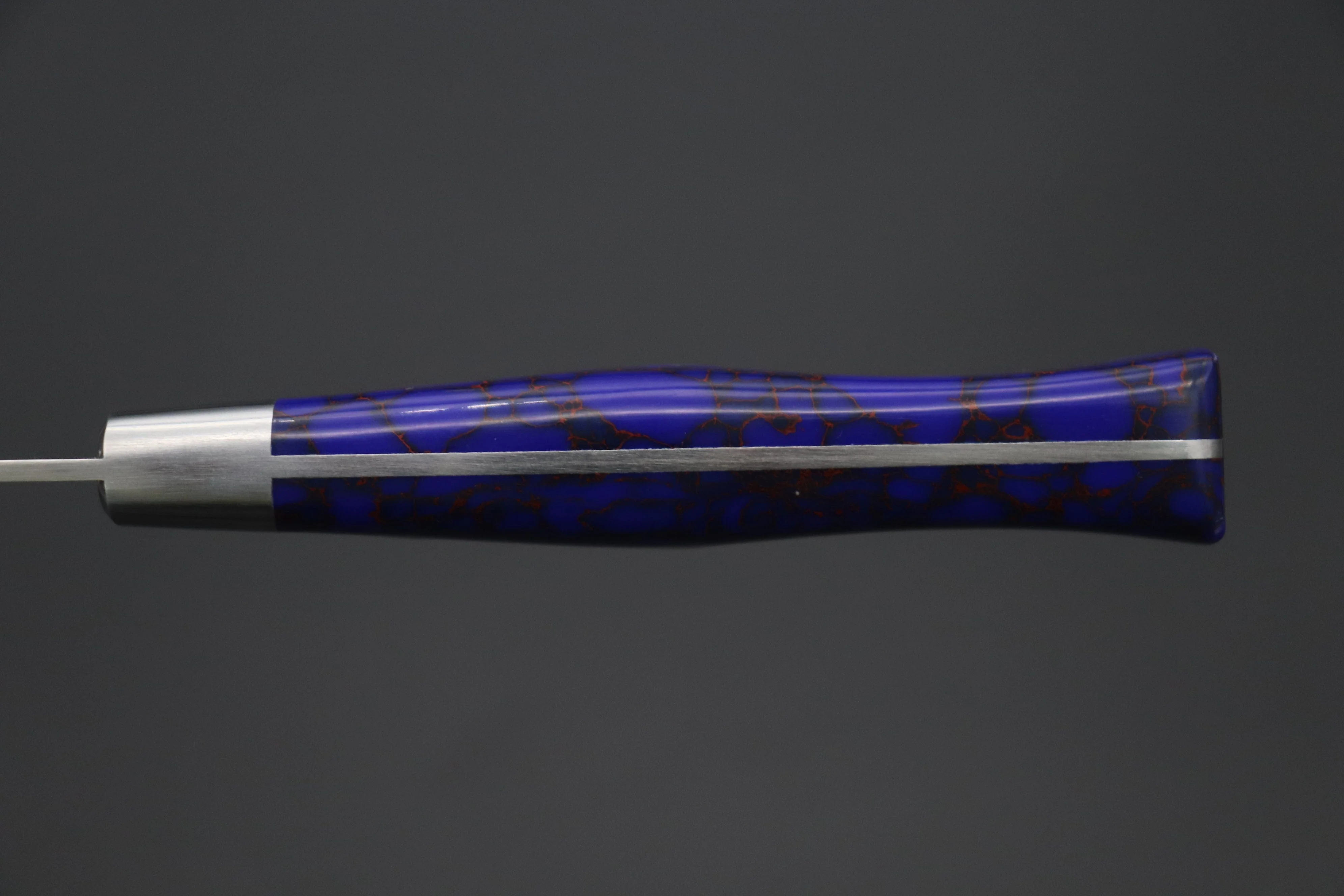 Hattori Forums Custom Limited Edition, FH "NOAH" Series FHN-6SPDBT Gyuto 210mm (8.2 Inch, Deep Blue Turquoise Gem-Composite-stone Handle) - Image 8