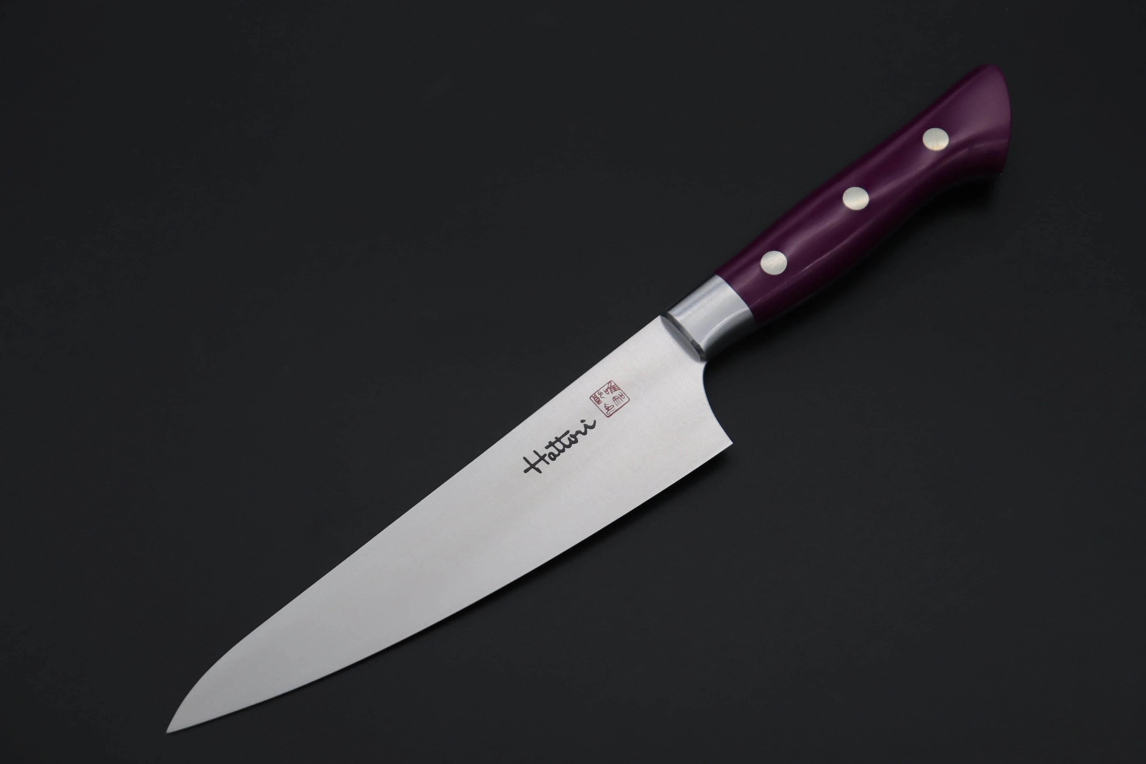 Hattori Forums Custom Limited Edition,  FH Solid VG-10 Series FH-5SPSM Boning Knife 160mm (6.2inch, Sugarite Malachite Gem-Composite Stone Handle)