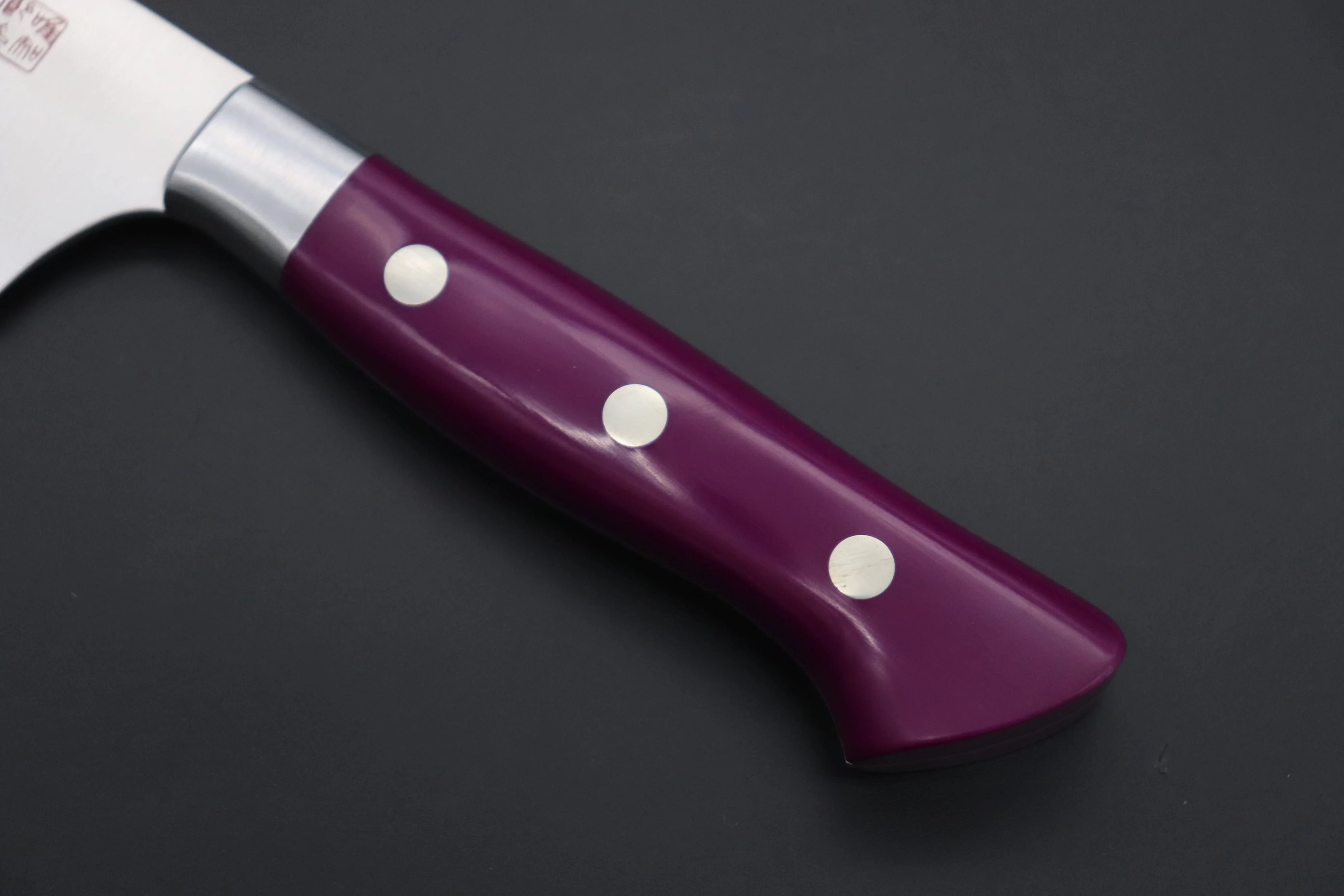 Hattori Forums Custom Limited Edition,  FH Solid VG-10 Series FH-5SPSM Boning Knife 160mm (6.2inch, Sugarite Malachite Gem-Composite Stone Handle) - Image 3