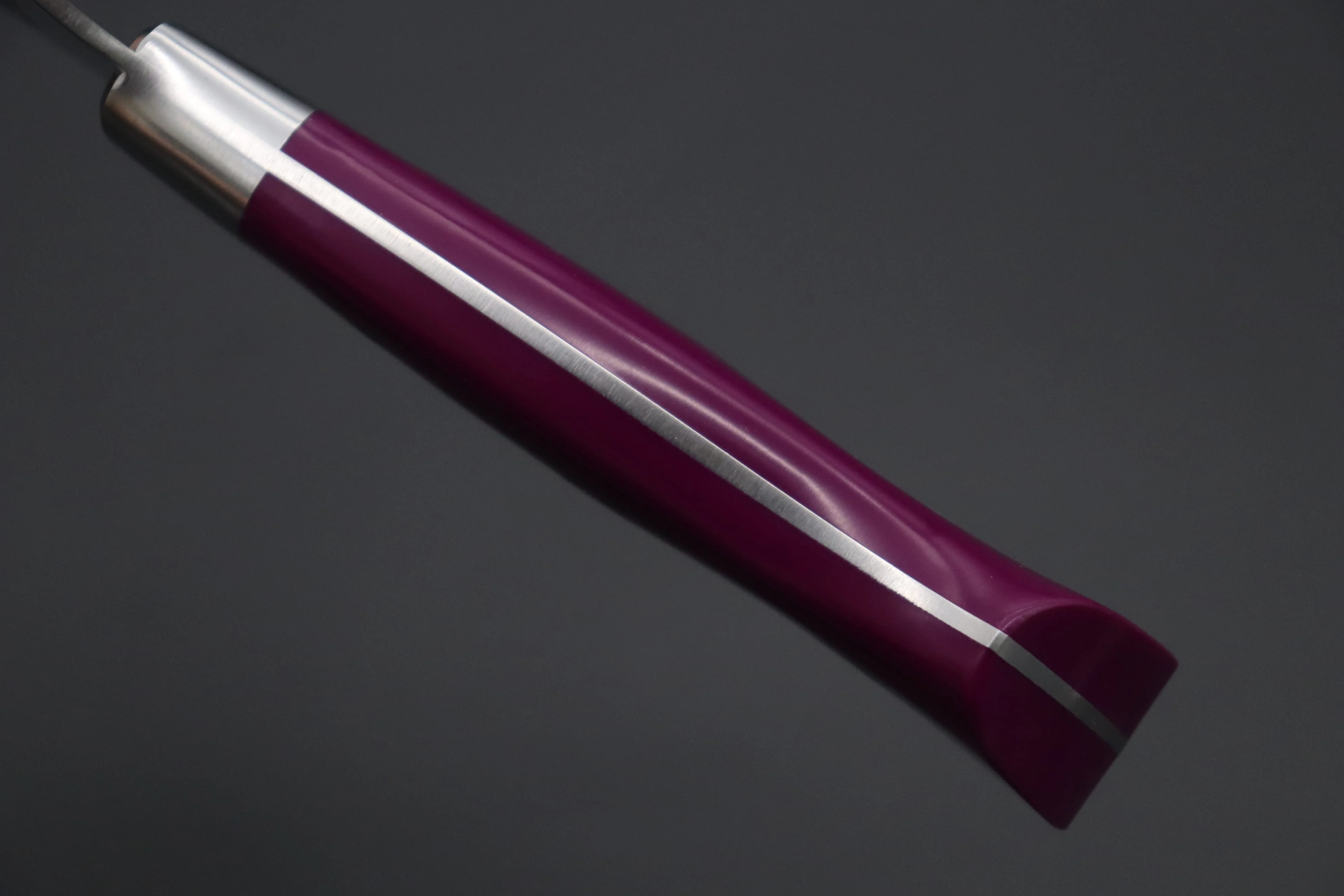 Hattori Forums Custom Limited Edition,  FH Solid VG-10 Series FH-5SPSM Boning Knife 160mm (6.2inch, Sugarite Malachite Gem-Composite Stone Handle) - Image 8