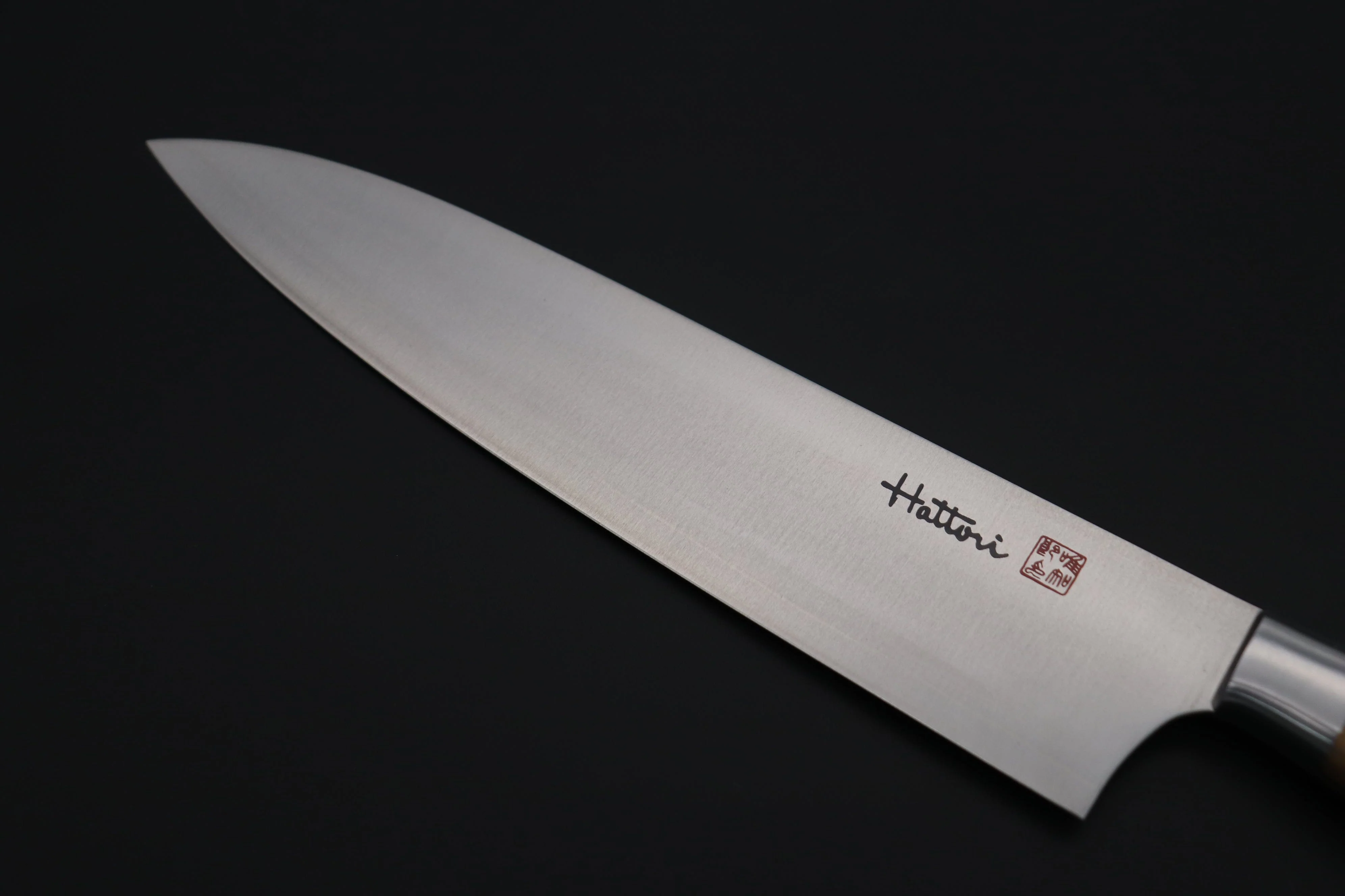 Hattori Forums FH "NOAH" Series FHN-6O Gyuto 210mm (8.2 Inch, Olive Wood Handle) - Image 2