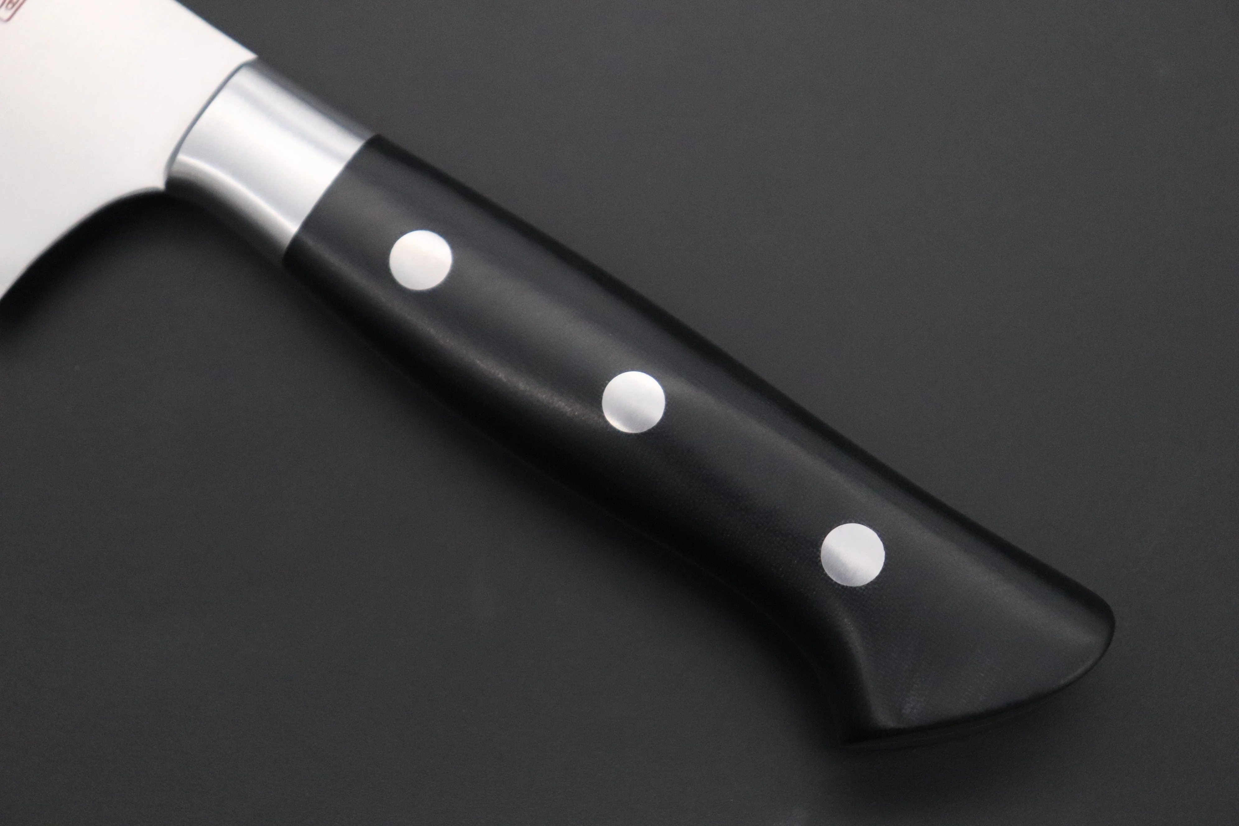 Hattori Forums FH "NOAH" Series FHN-6L Gyuto 210mm (8.2 Inch, Black Linen Micarta Handle) - Image 3