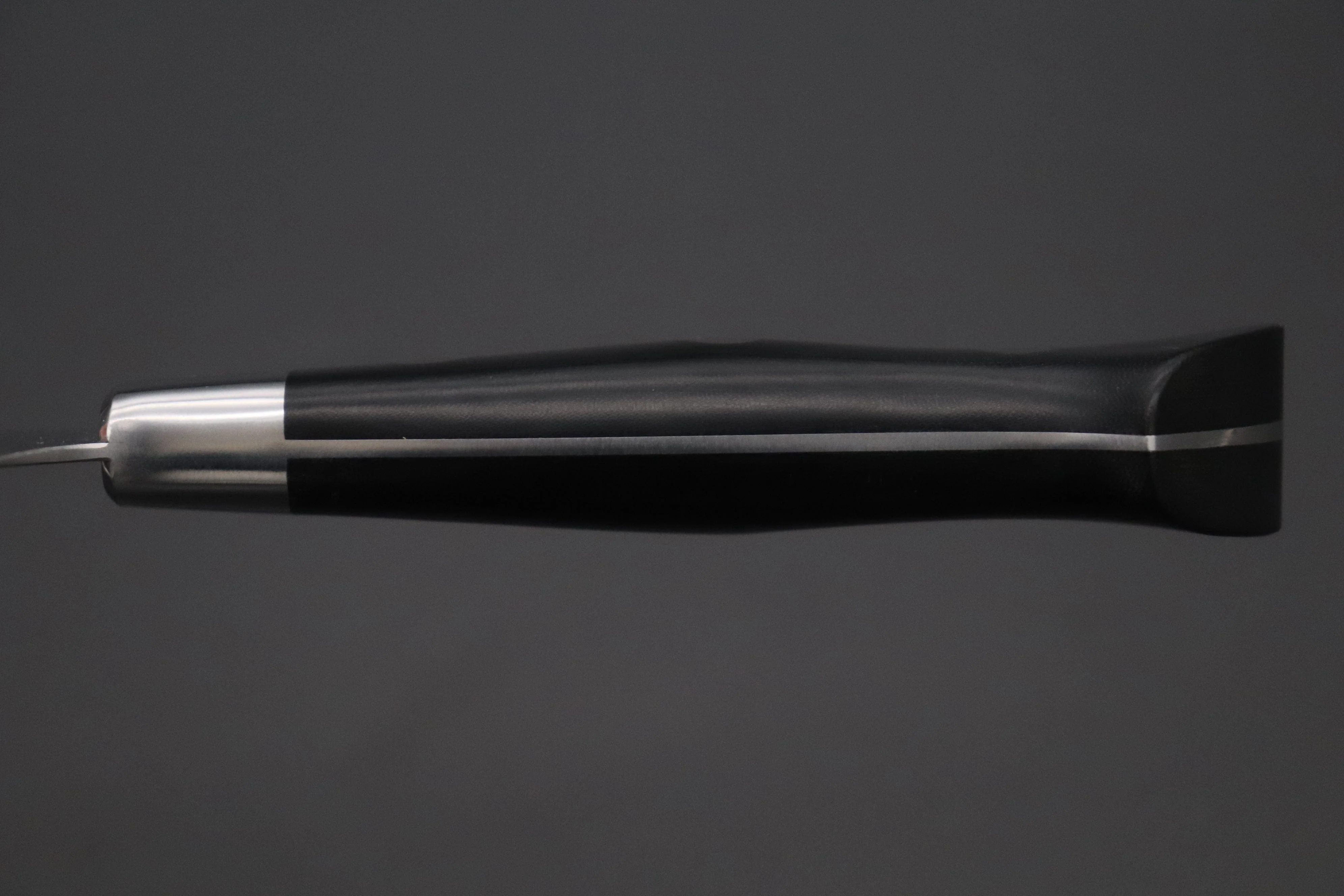 Hattori Forums FH "NOAH" Series FHN-6L Gyuto 210mm (8.2 Inch, Black Linen Micarta Handle) - Image 9