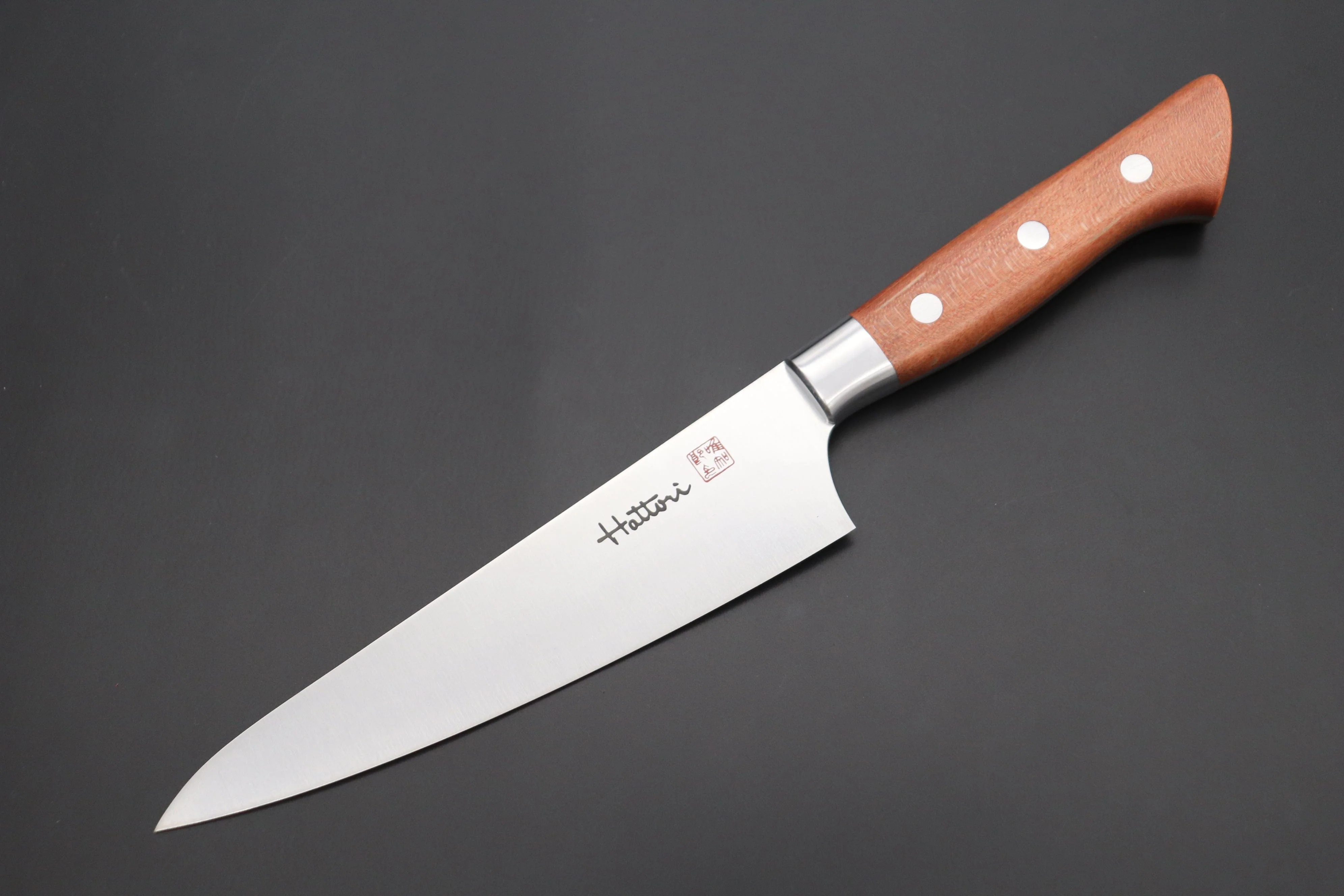 Hattori Forums FH Solid VG-10 Series Limited Edition FH-5M Boning Knife (6.2 Inch, Stabilized Maple Wood Handle)