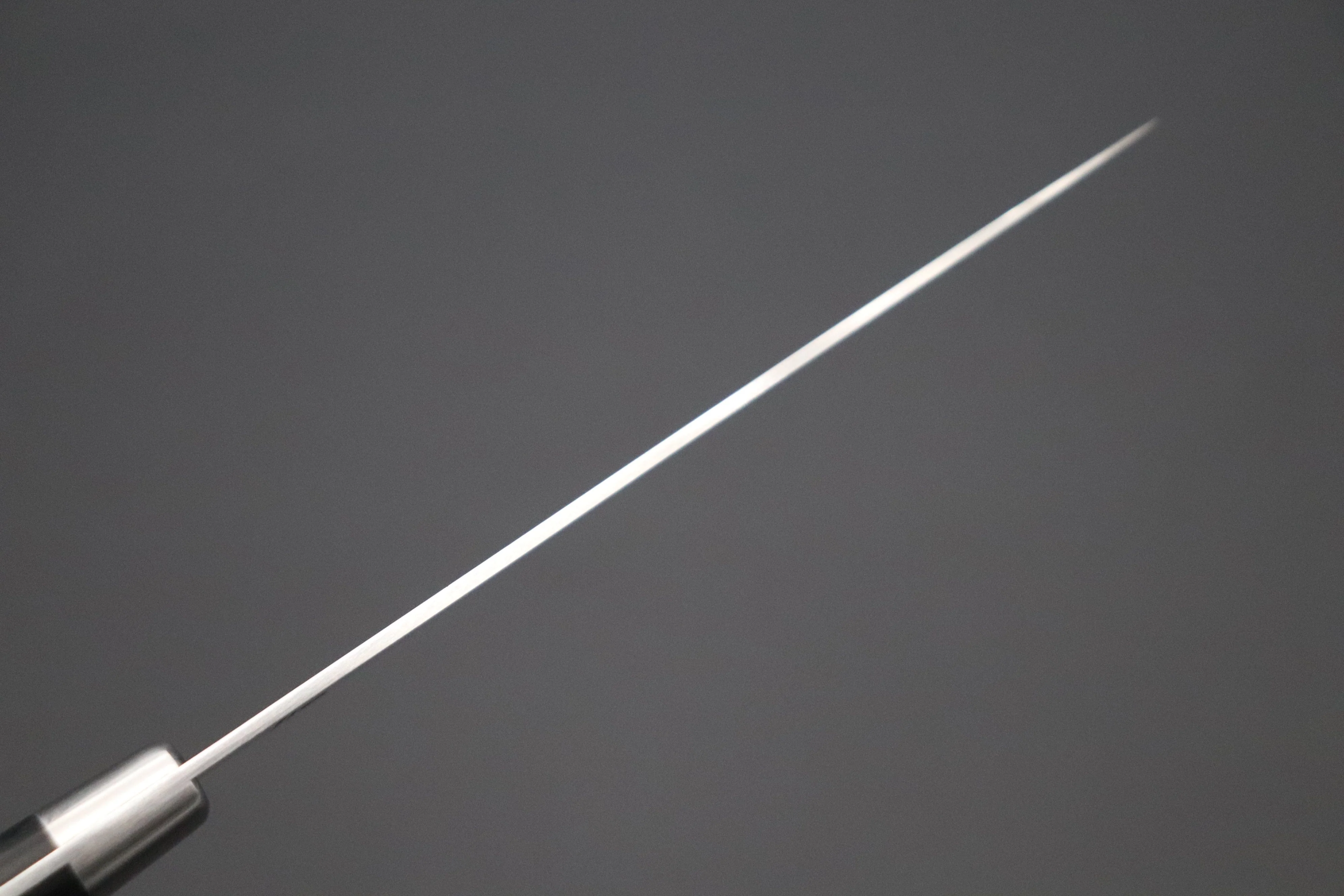 Hattori Forums FH Solid VG-10 Series Petty (120mm and 150mm, Black Linen Micarta Handle) - Image 5