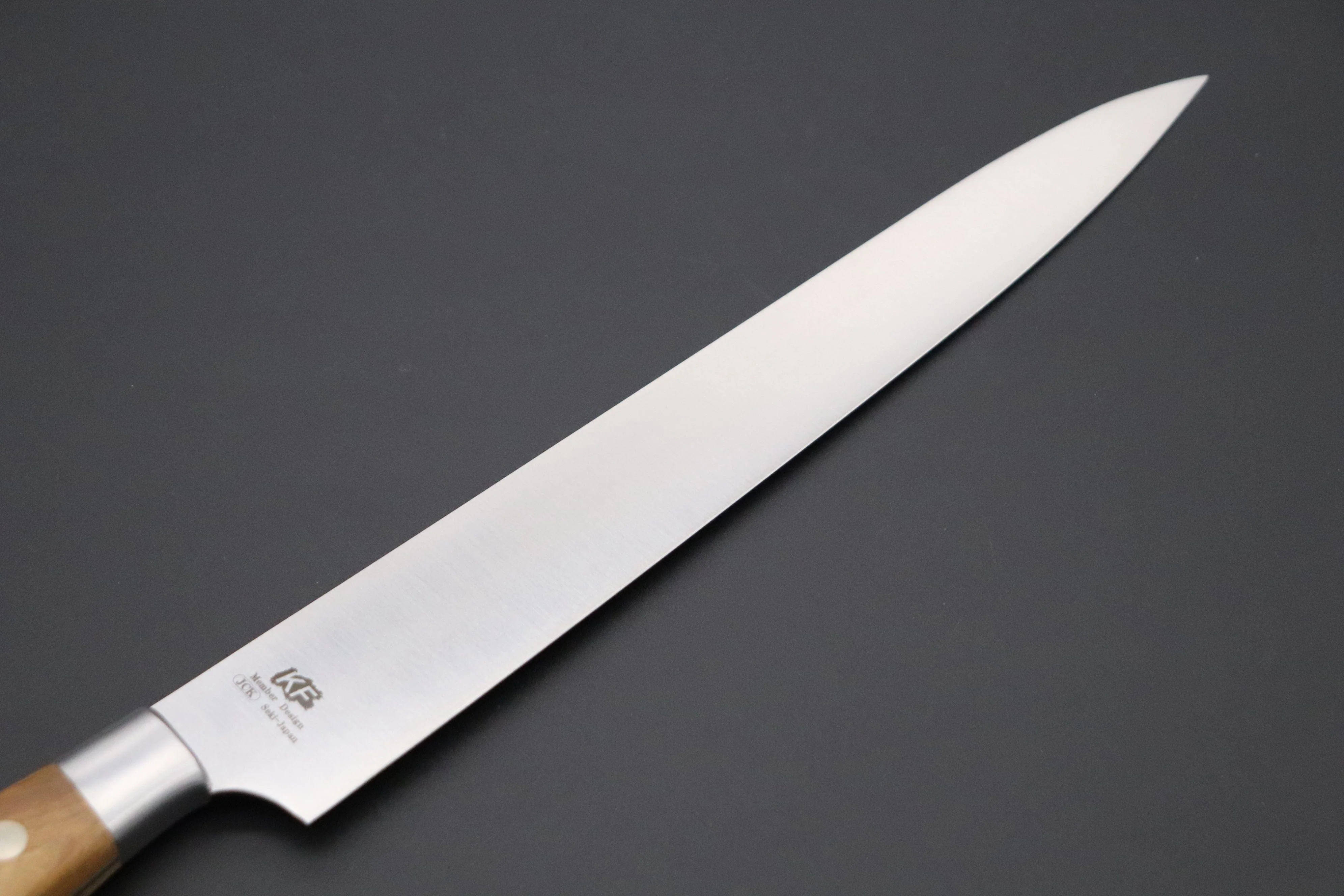 Hattori Forums FH Solid VG-10 Series Sujihiki (230mm to 300mm, 3 sizes,Olive Wood Handle) - Image 8