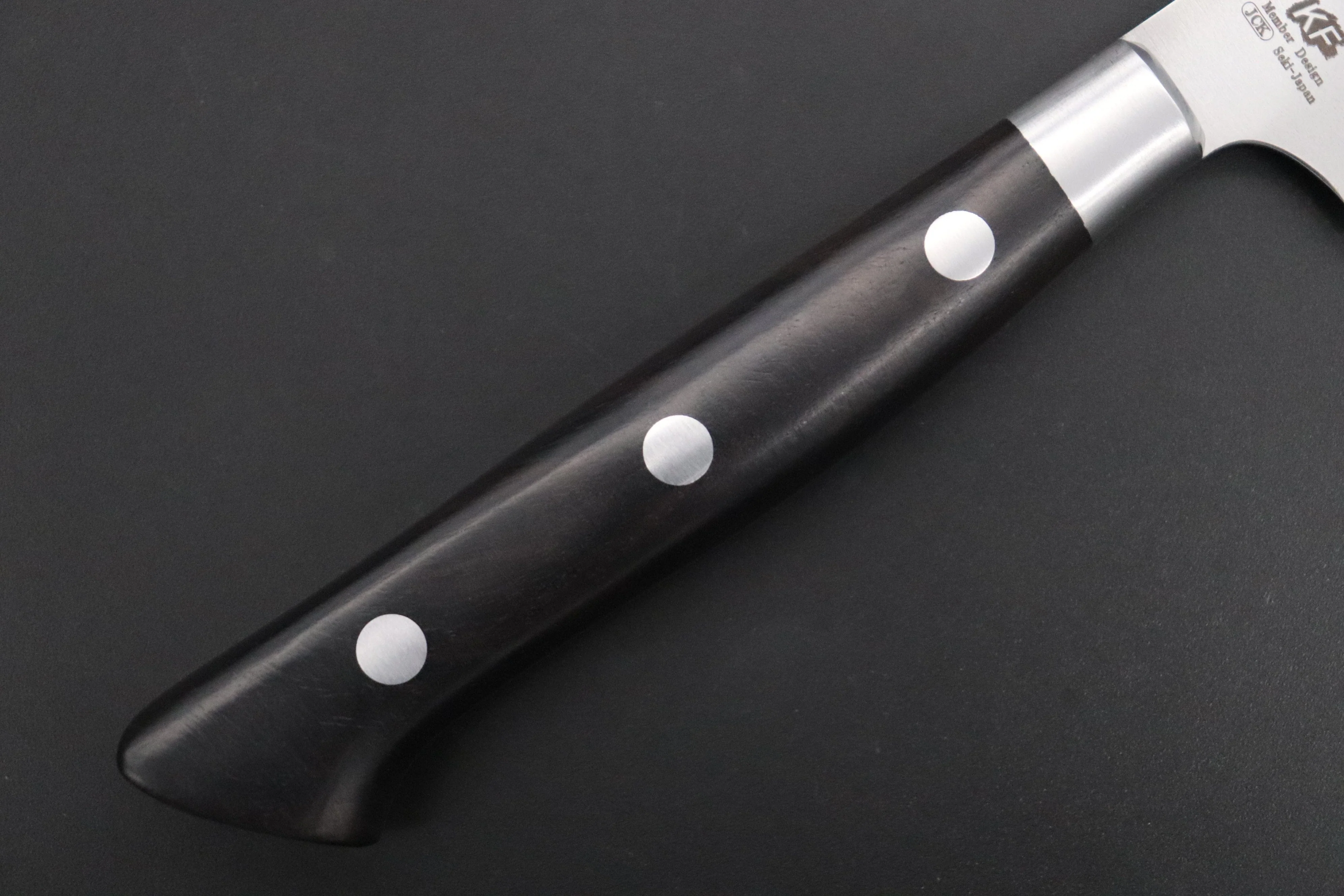 Hattori Forums "NOAH" Series FHN-3A Petty 150mm (5.9 Inch, African Blackwood Handle) - Image 7