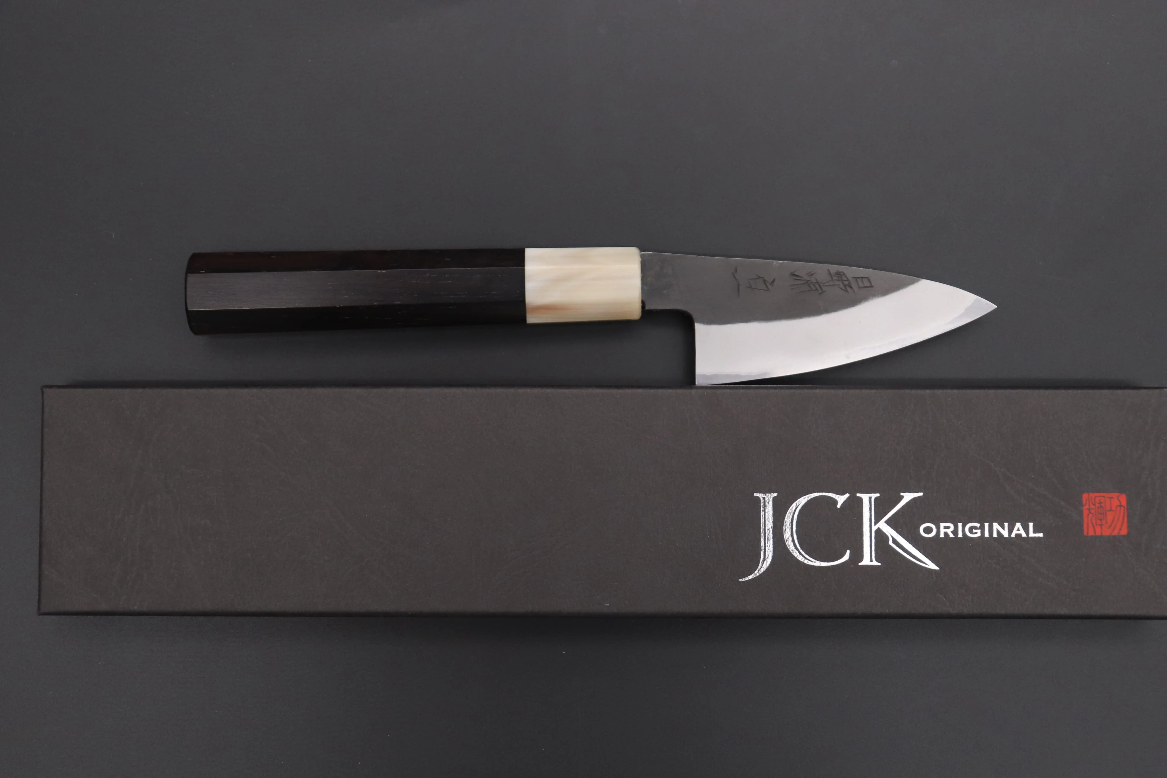 Mutsumi Hinoura White Steel No.1 Kurouchi Series MW1-1 Wa Paring 85mm (3.3 Inch) - Image 8