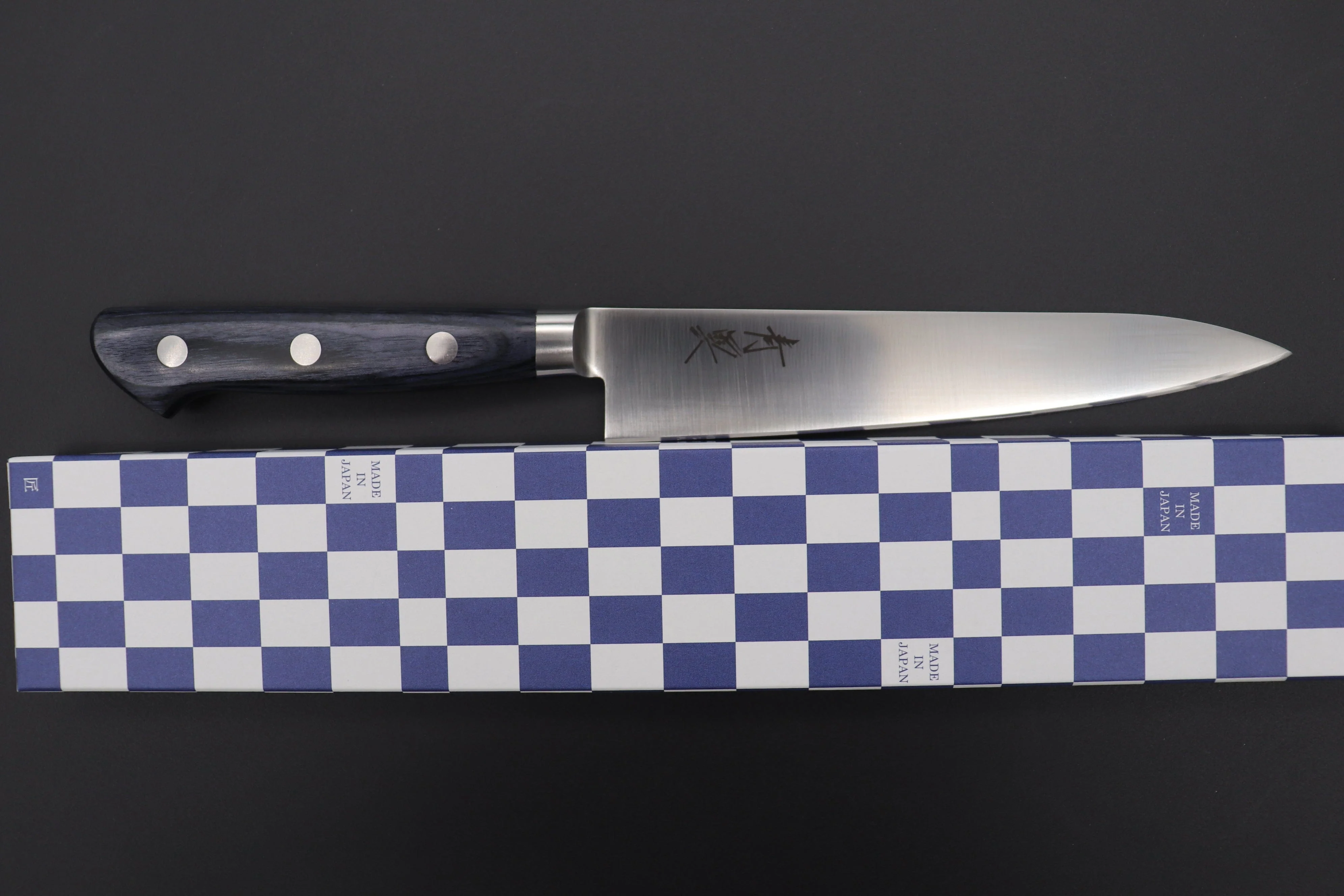 JCK Natures Blue Clouds AUS-8 Basic Series BCAP-2 Petty 150mm (5.9 inch, Royal Blue-Purple Pakka Wood Handle) - Image 12