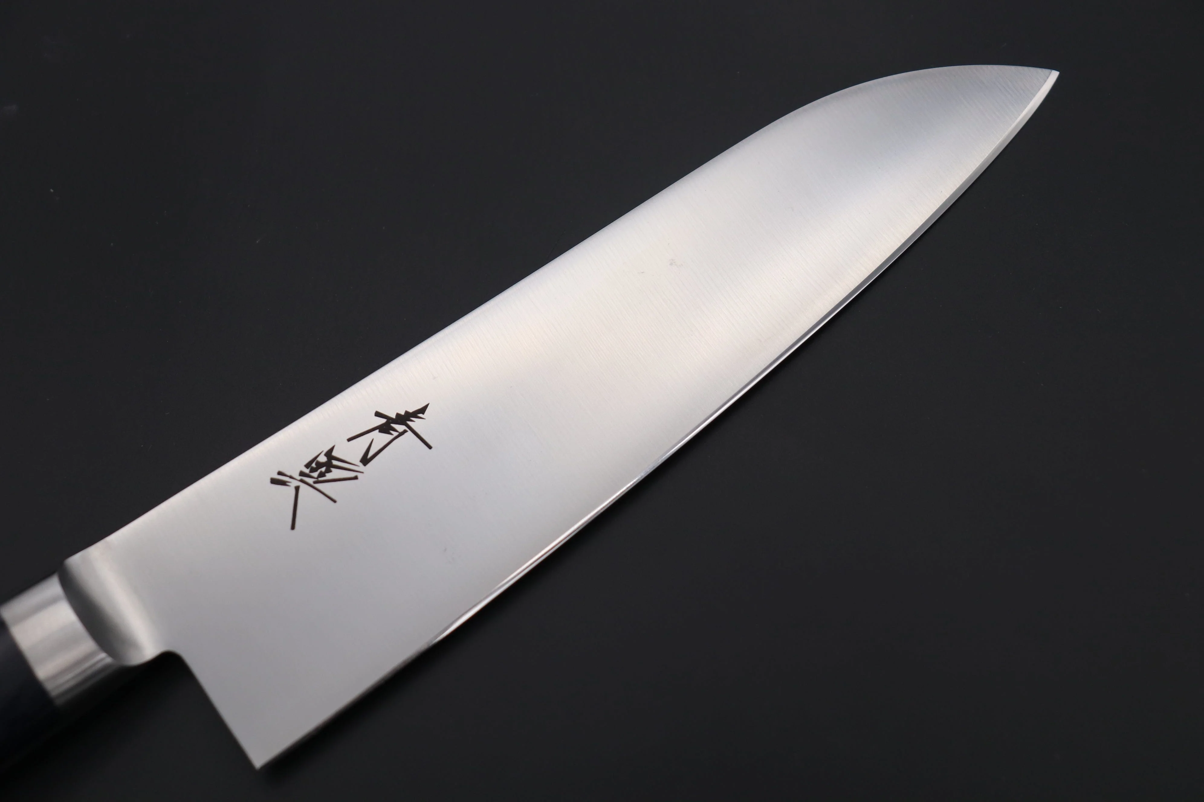 JCK Natures Blue Clouds AUS-8 Basic Series BCAP-3 Santoku 180mm (7 inch, Royal Blue-Purple Pakka Wood Handle) - Image 2