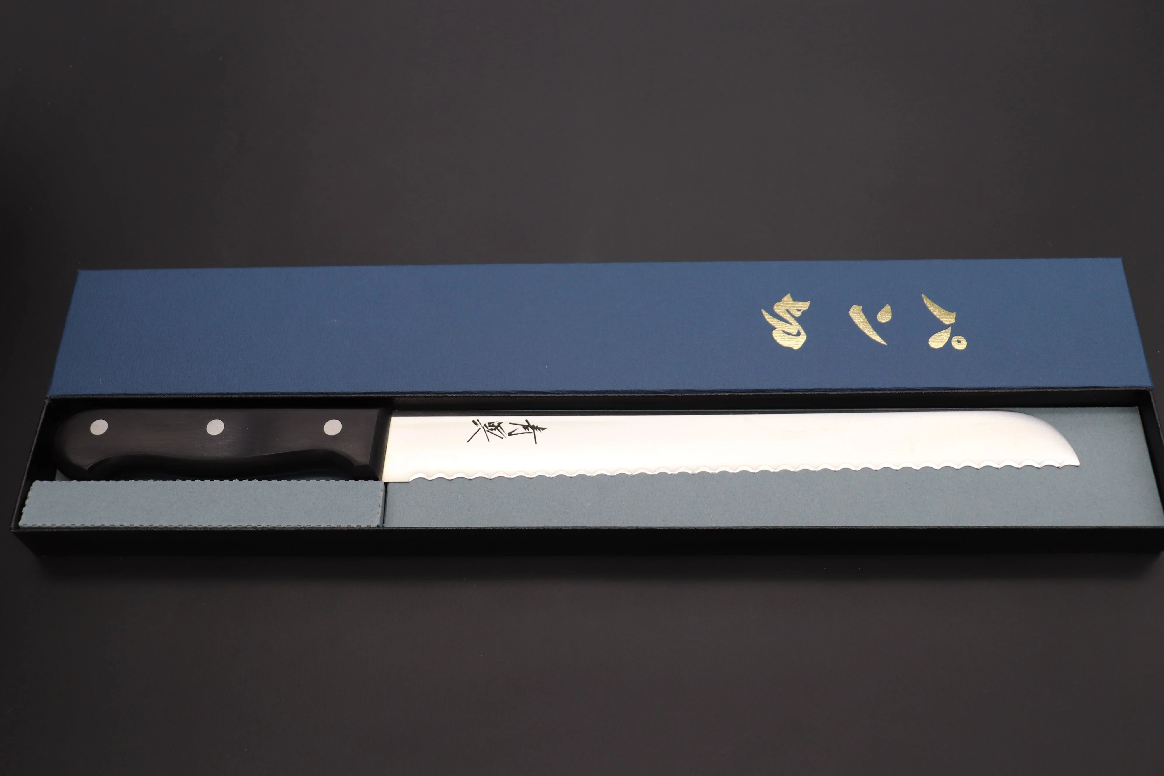 JCK Natures Blue Clouds AUS-8 Basic Series BCA-6 Bread Knife 245mm (9.6 inch) - Image 7