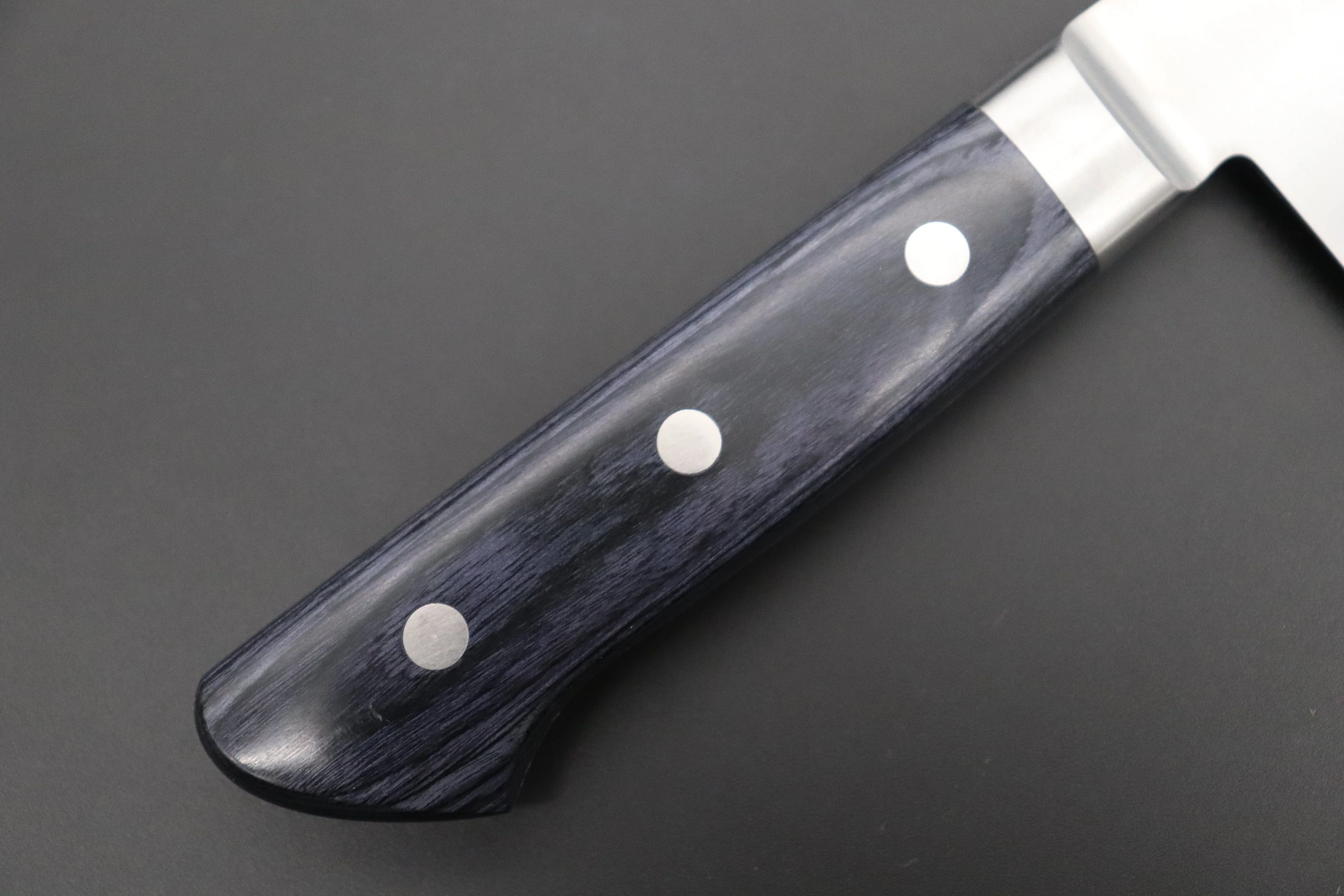 JCK Natures Blue Clouds AUS-8 Basic Series BCAP-5 Gyuto 240mm (9.4 inch, Royal Blue-Purple Pakka Wood Handle) - Image 3